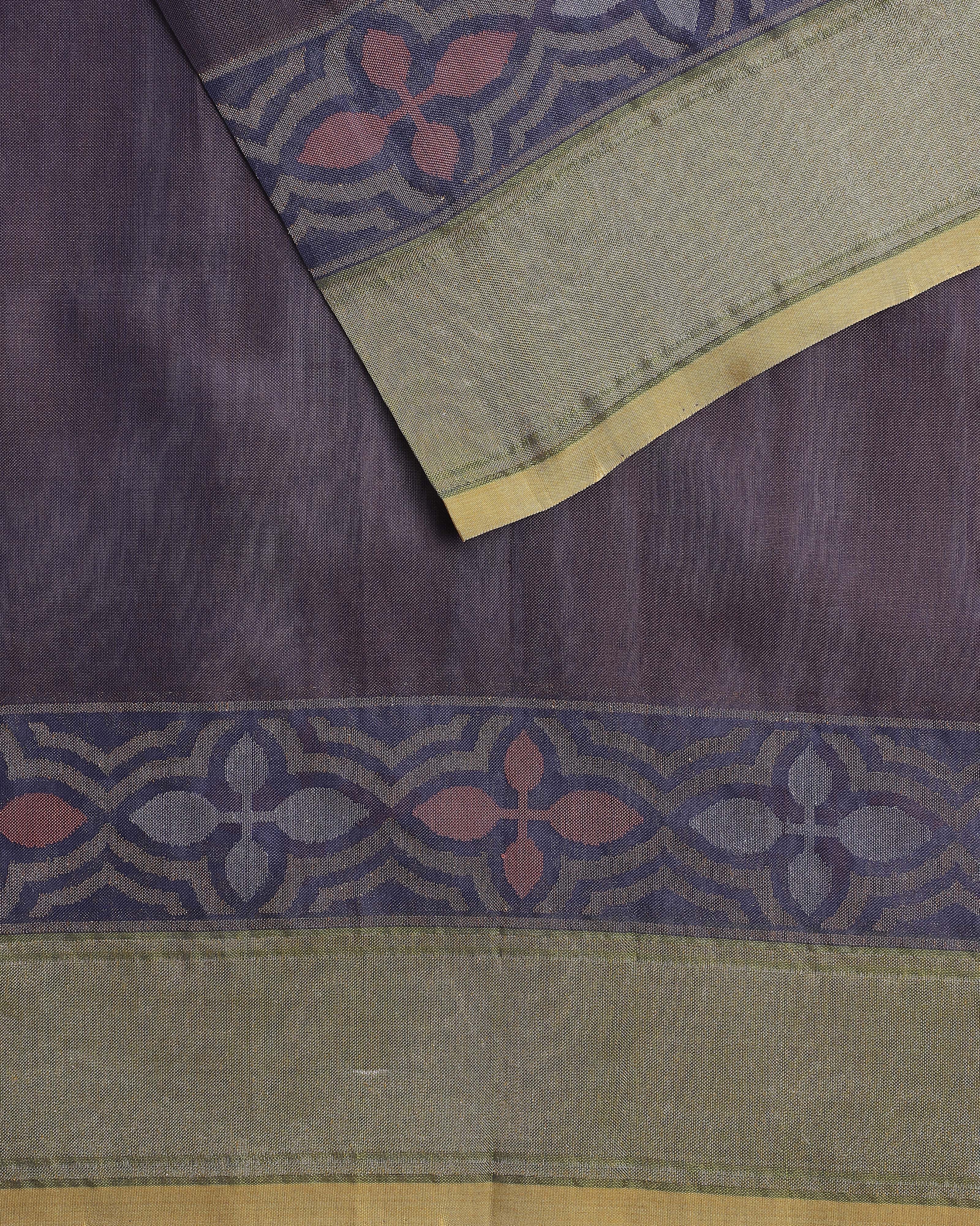 Dua Banarasi Jamdani Silk Cotton Saree