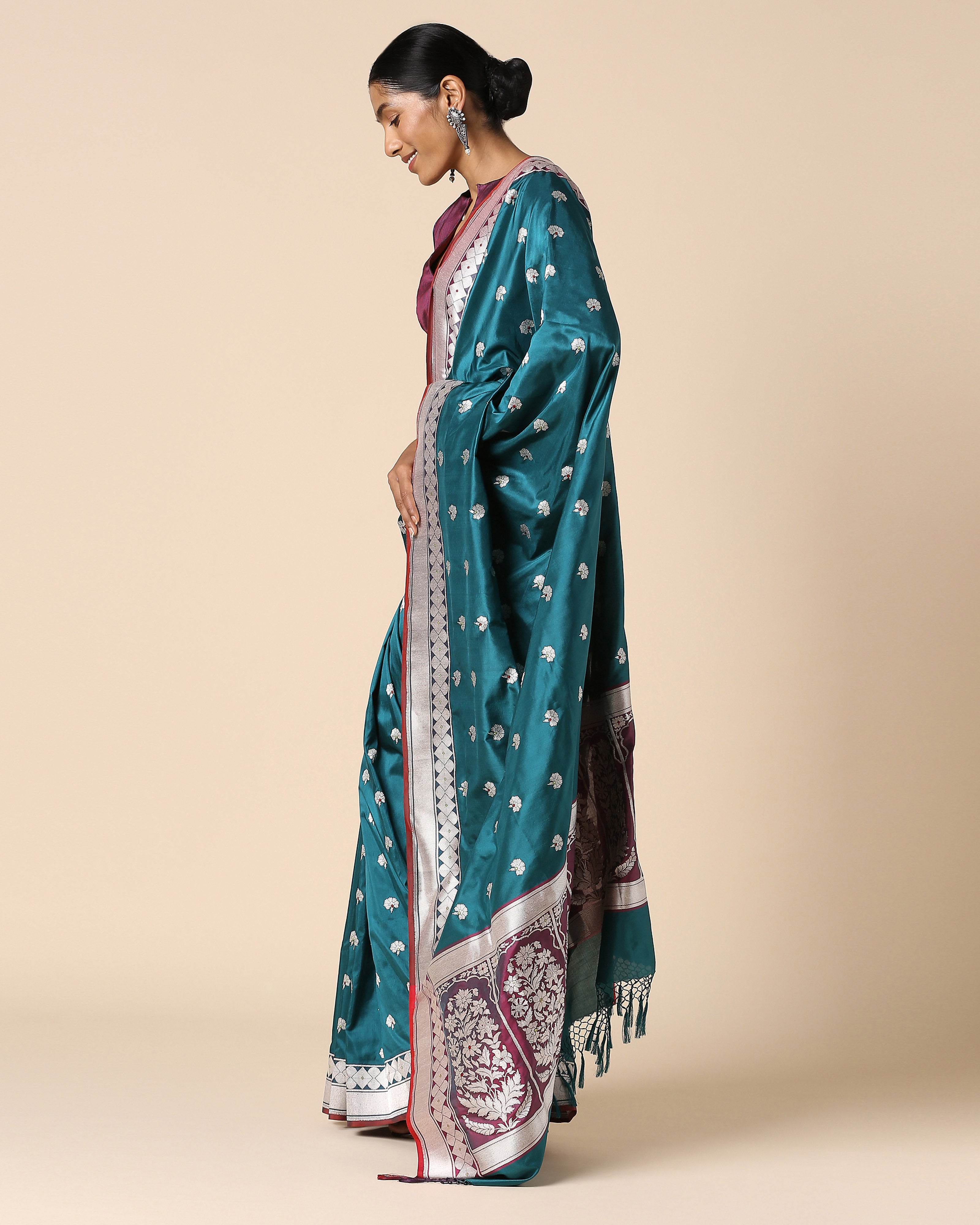 Lyla Banarasi Kadwa Silk Saree