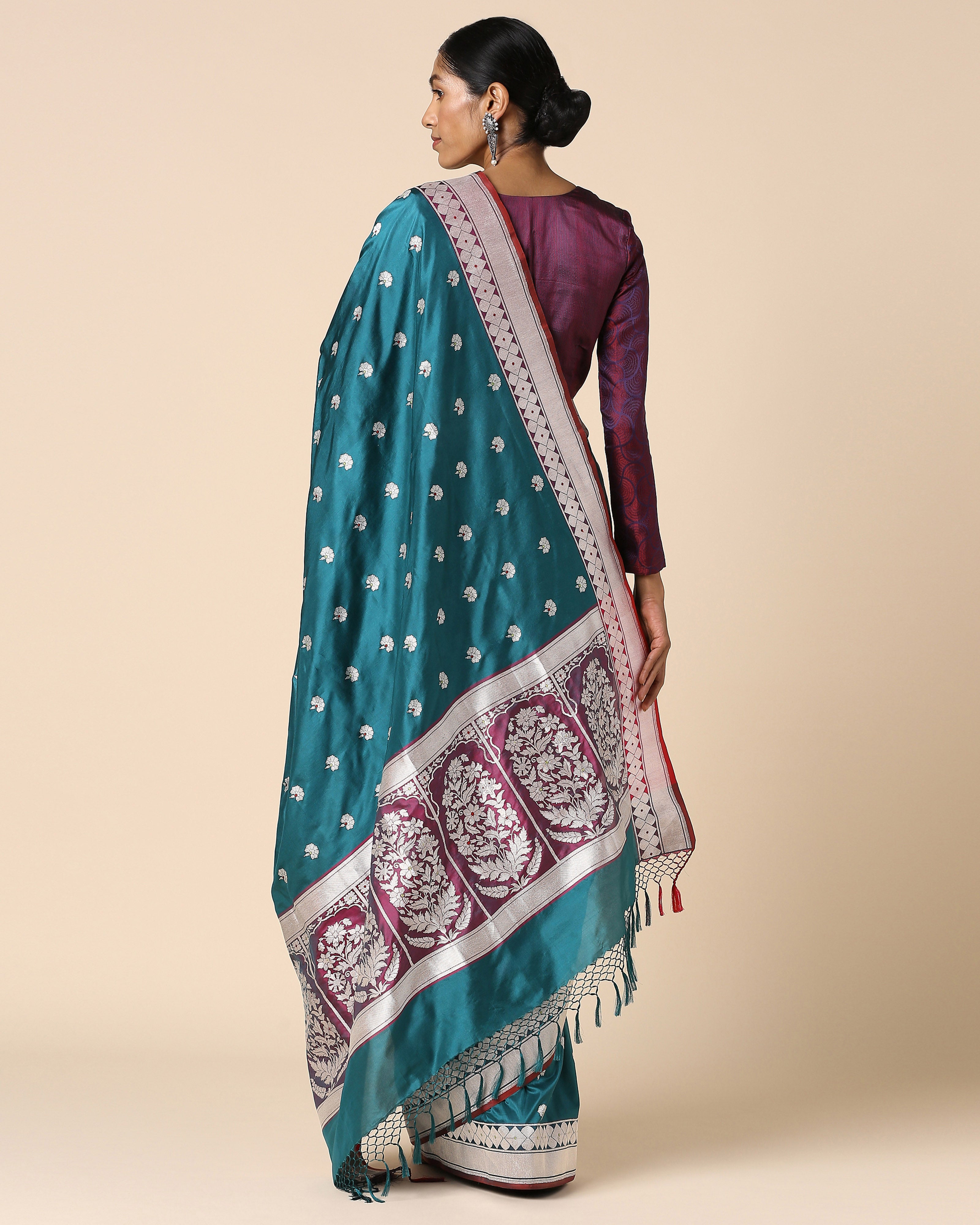 Lyla Banarasi Kadwa Silk Saree