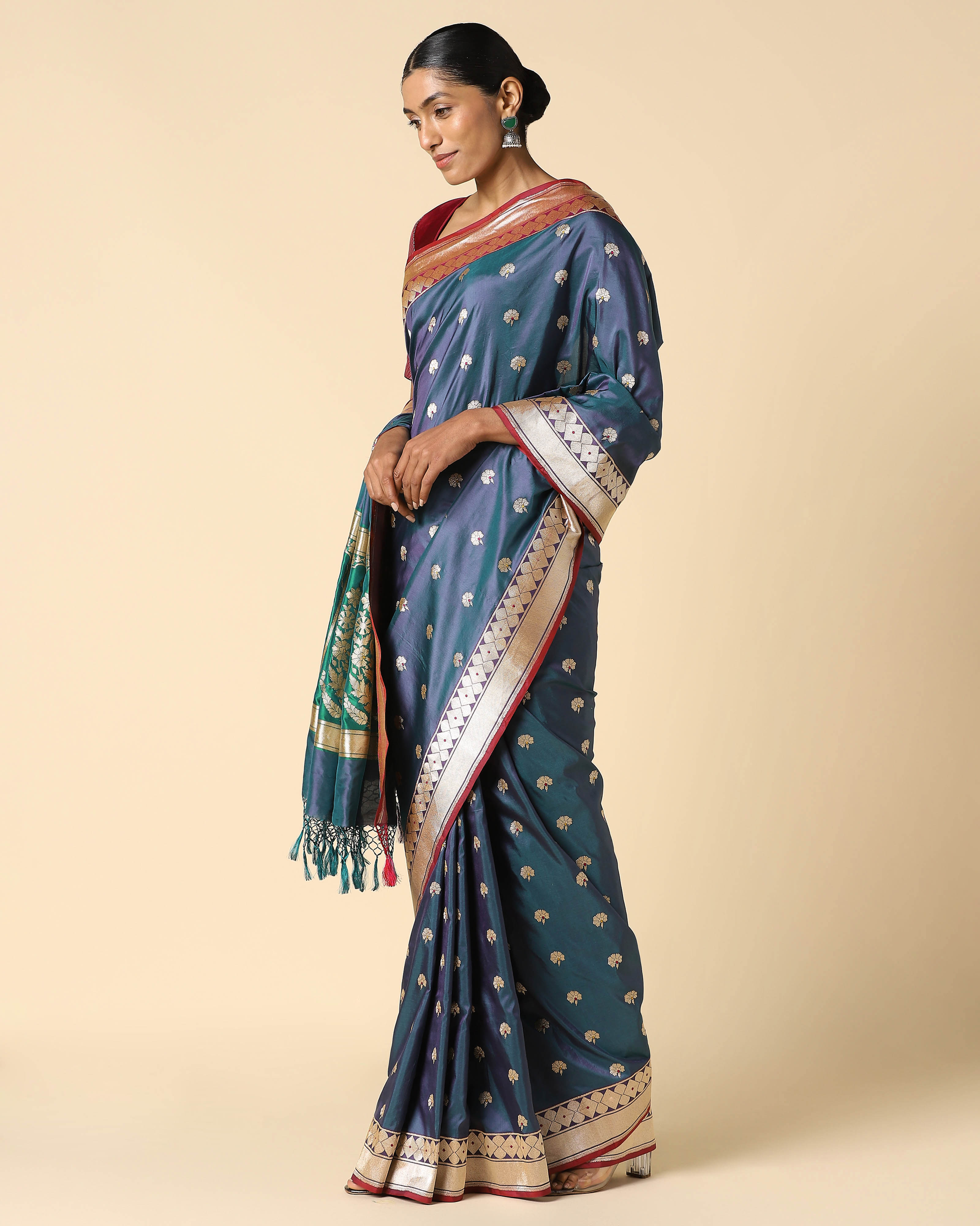 Lyla Banarasi Kadwa Silk Saree