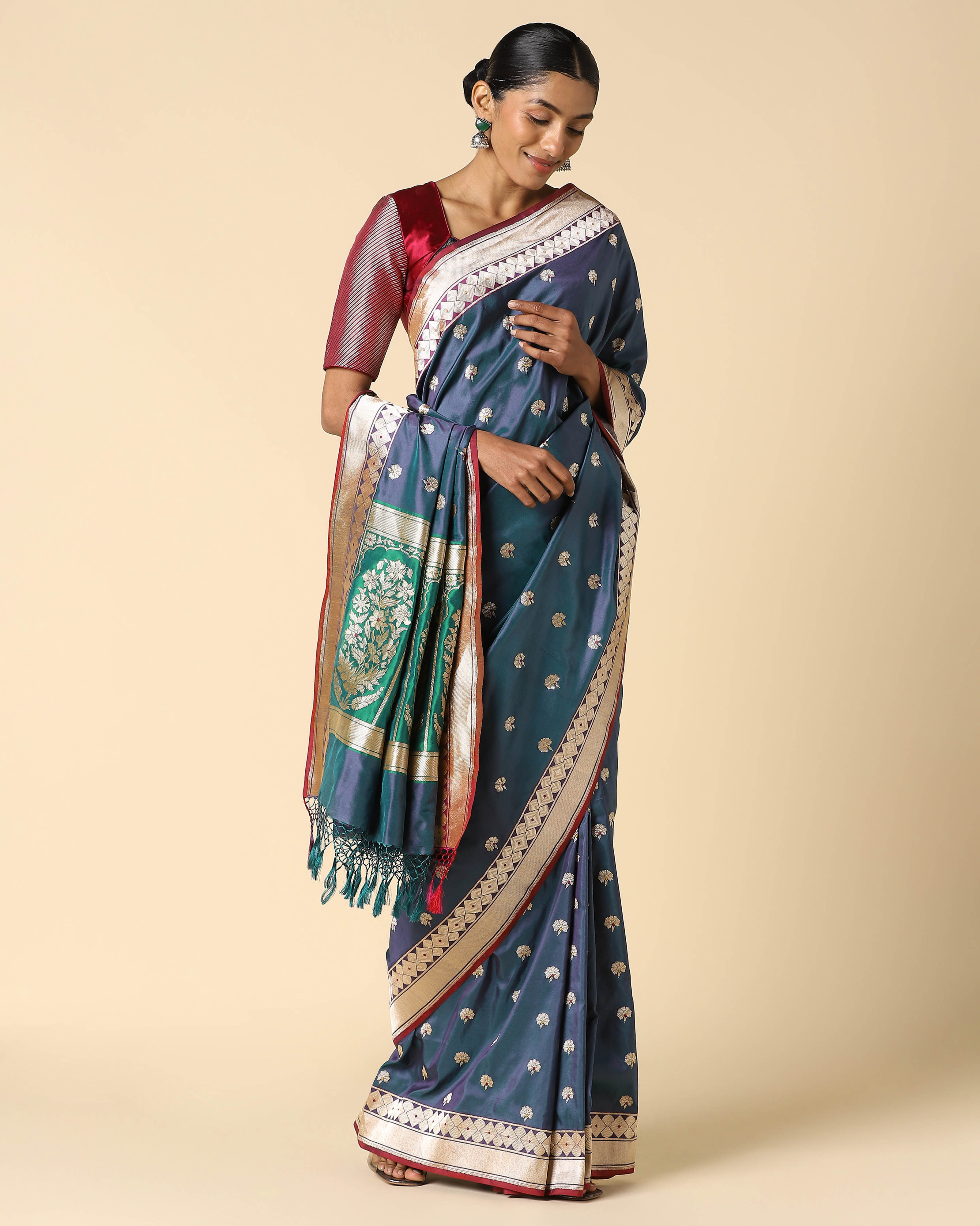 Lyla Banarasi Kadwa Silk Saree