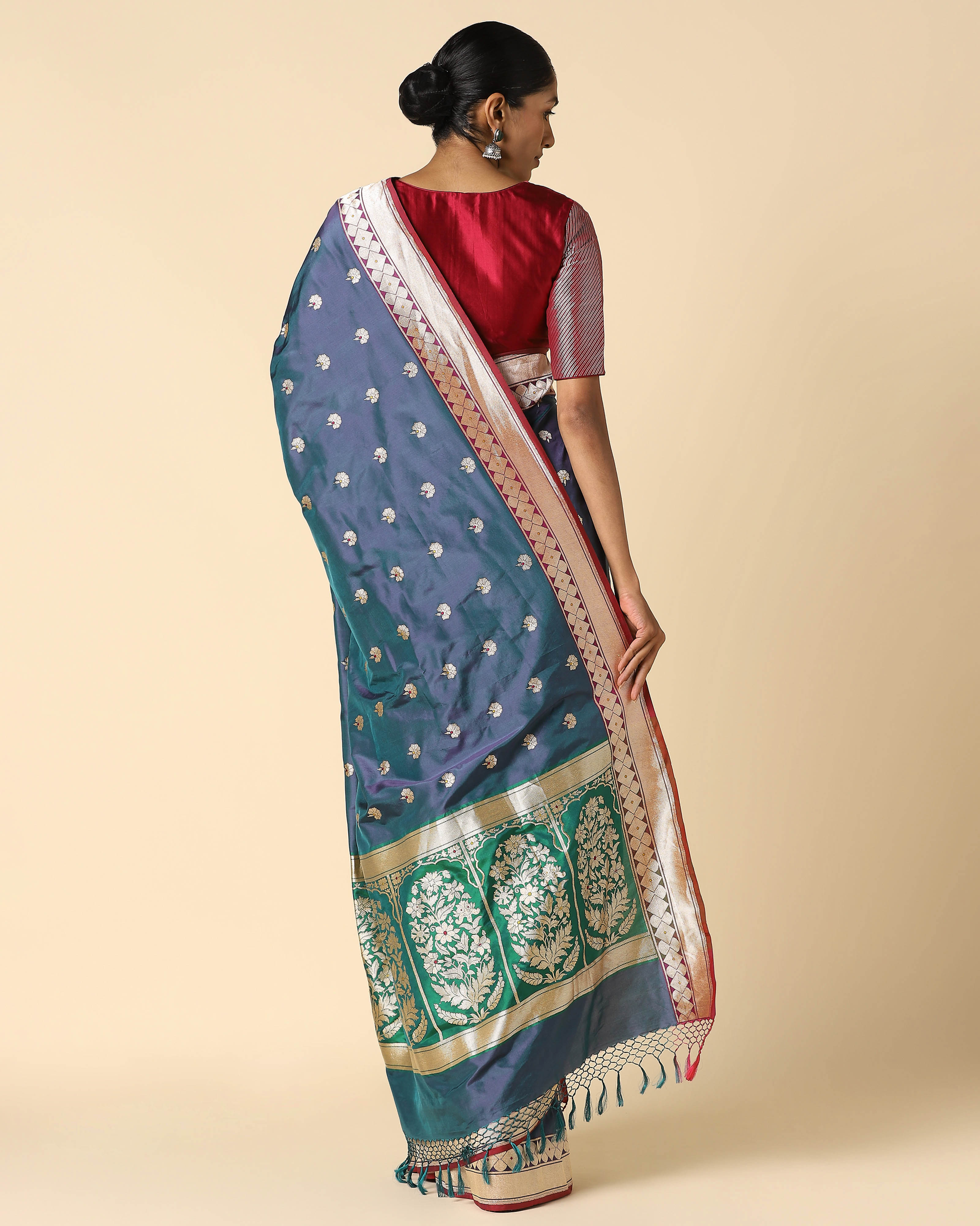 Lyla Banarasi Kadwa Silk Saree