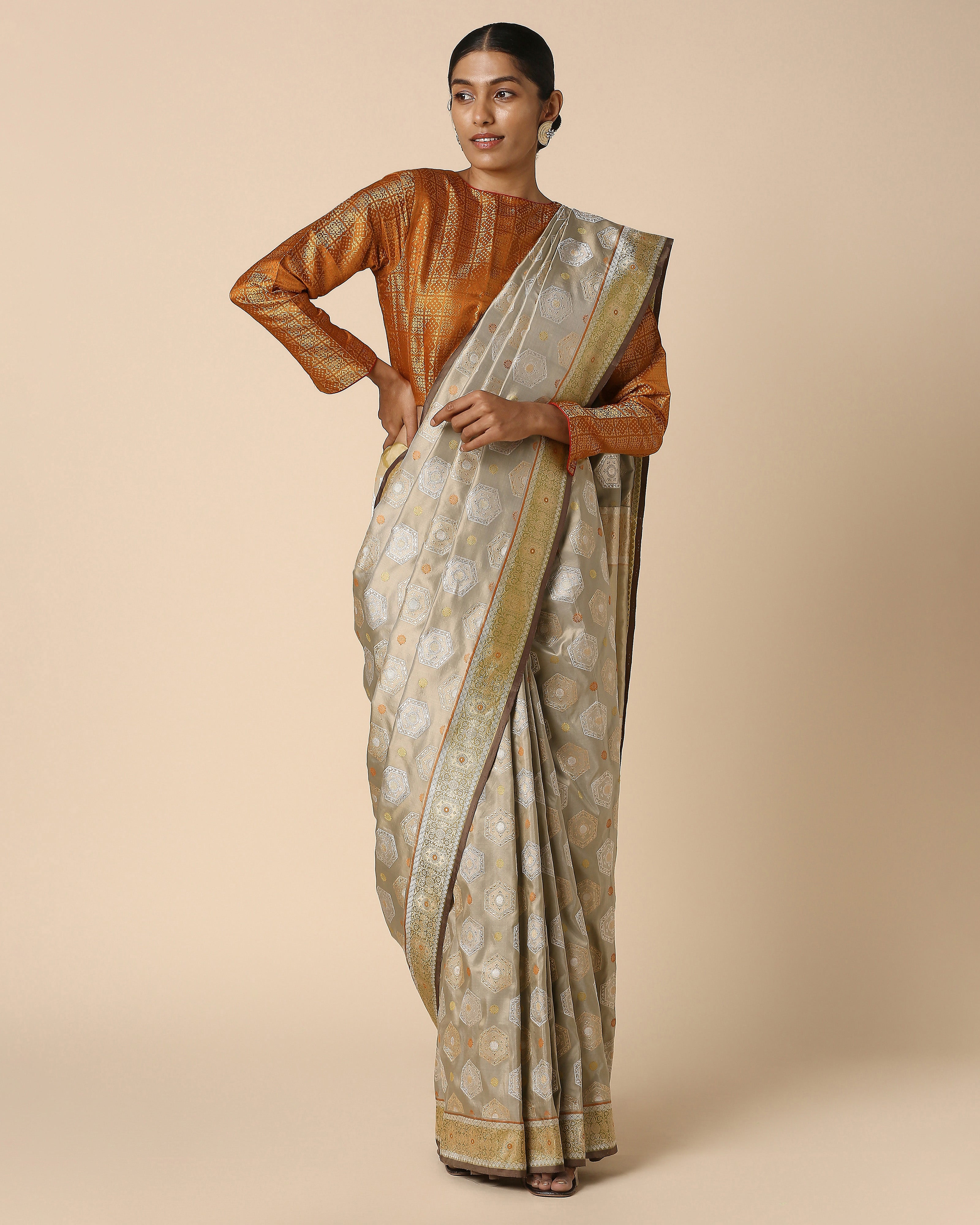 Aishaa Banarasi Kadwa Silk Saree