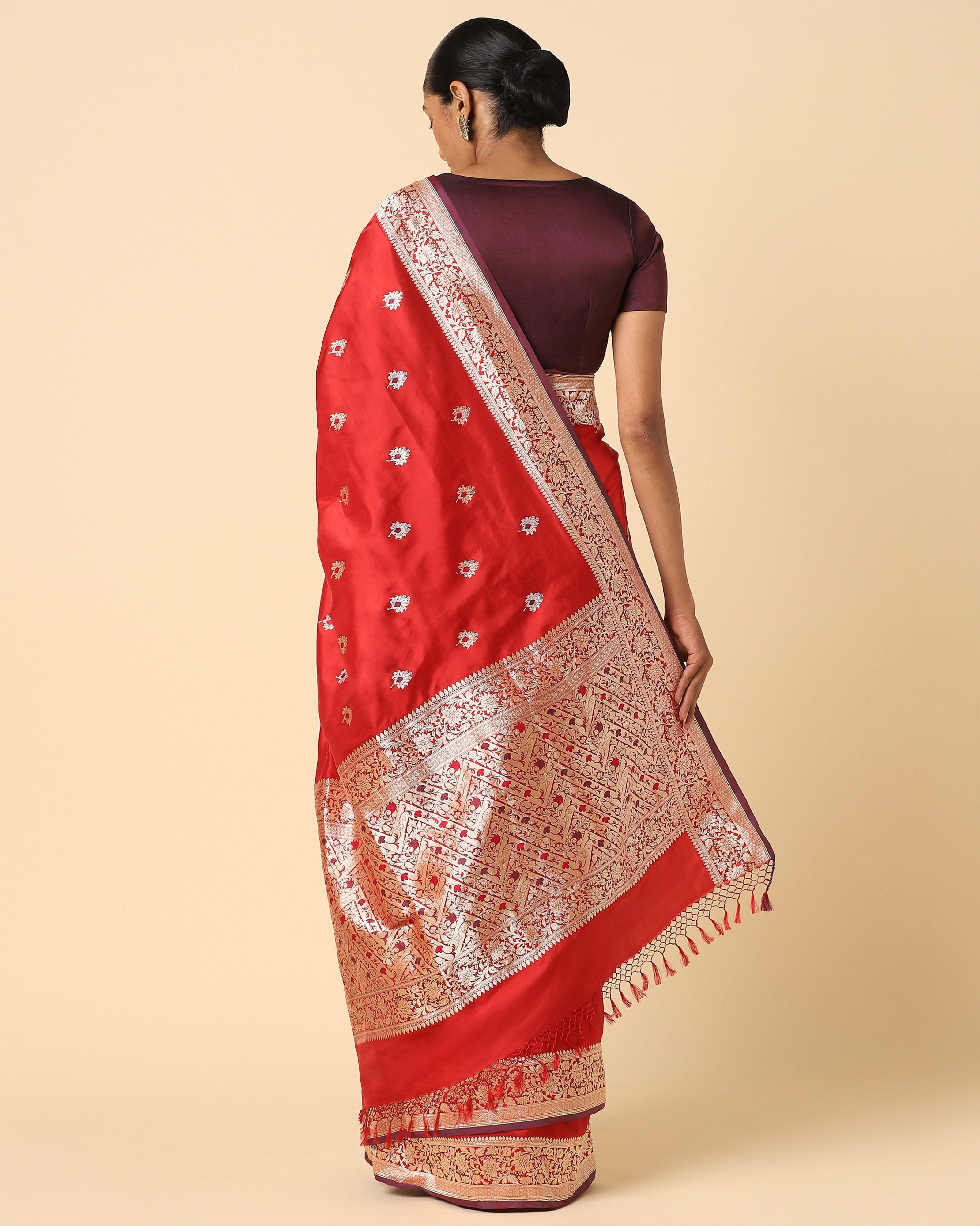 Dotum Banarasi Kadwa Silk Saree