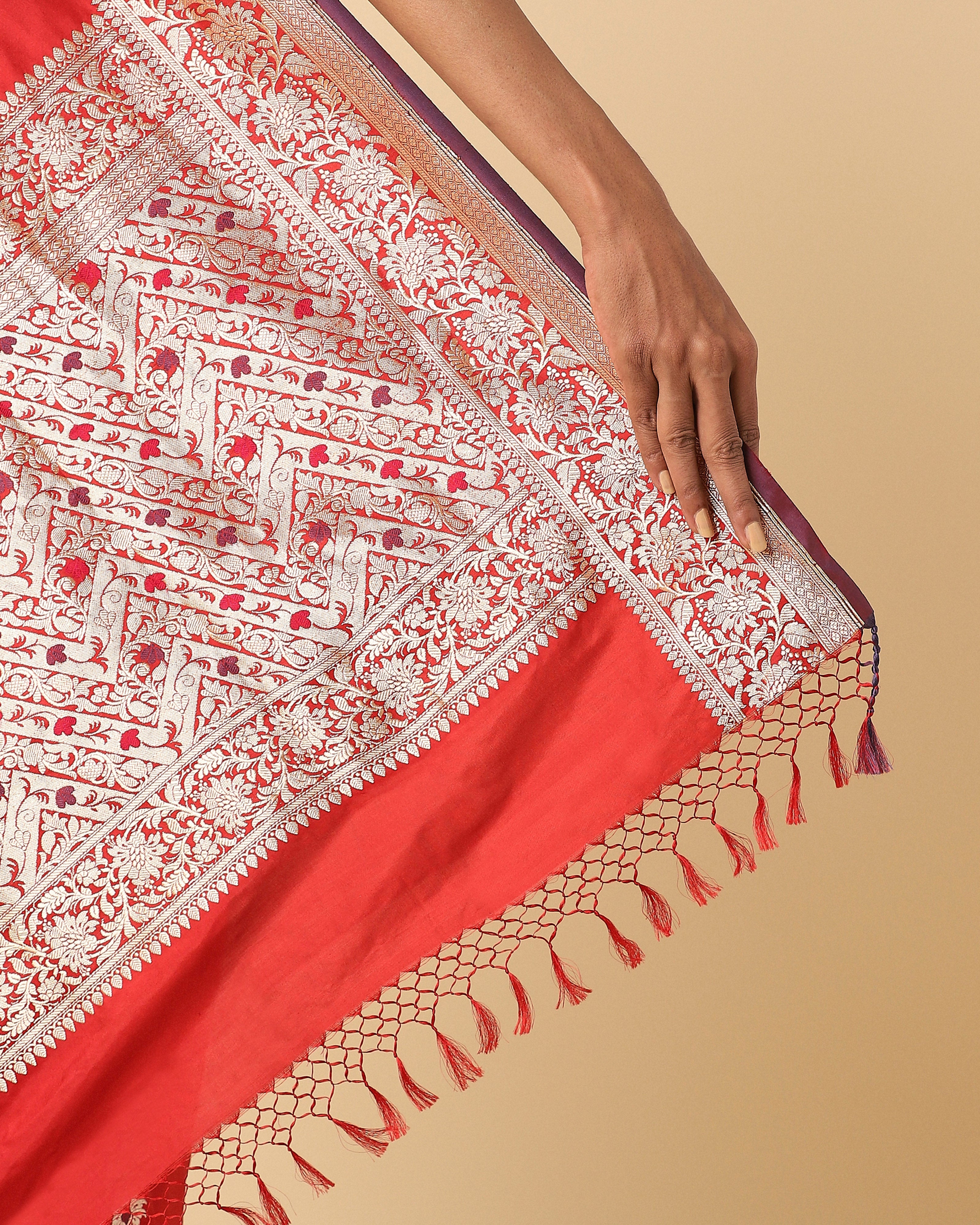 Dotum Banarasi Kadwa Silk Saree