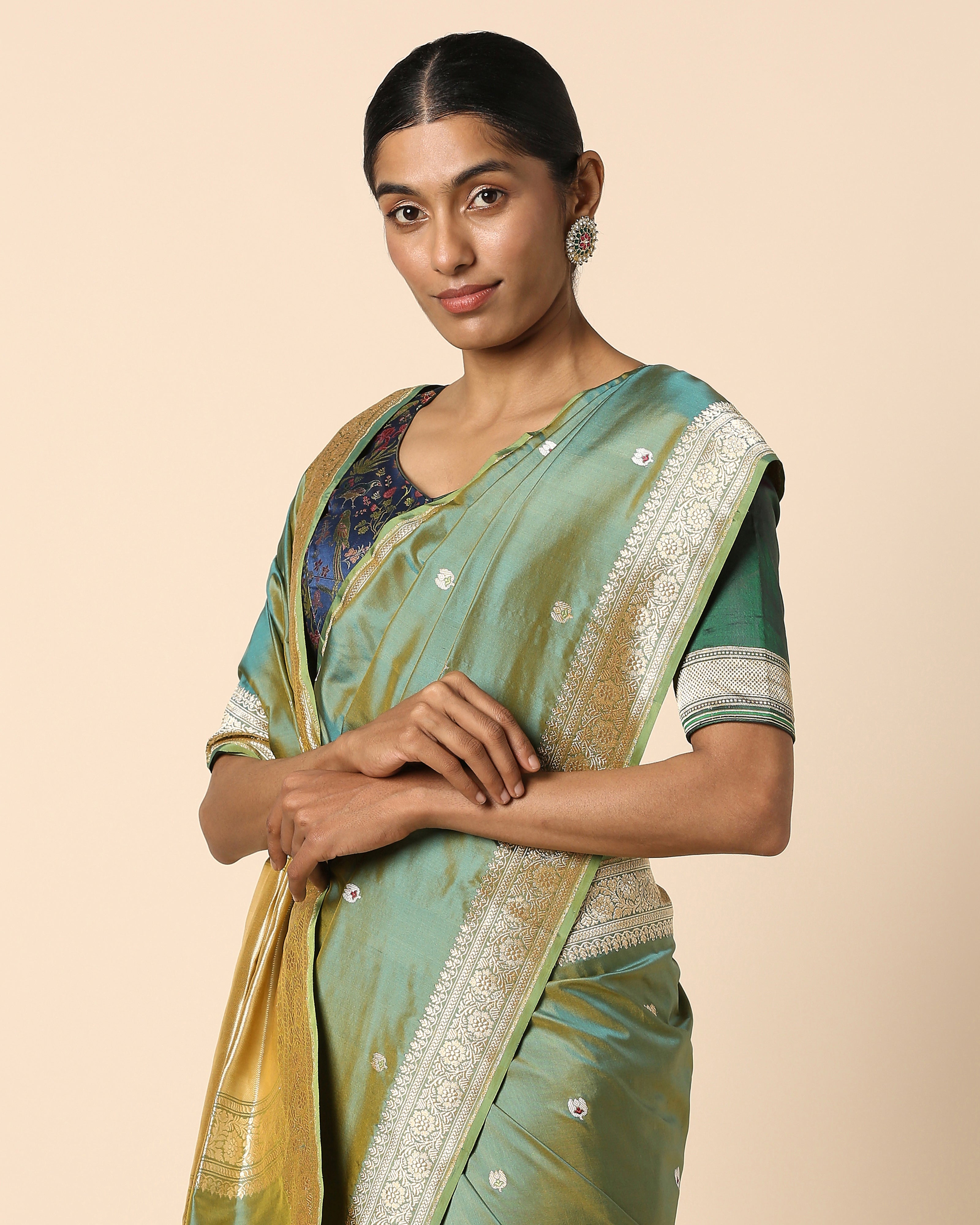 Tahoma Banarasi Kadwa Silk Saree