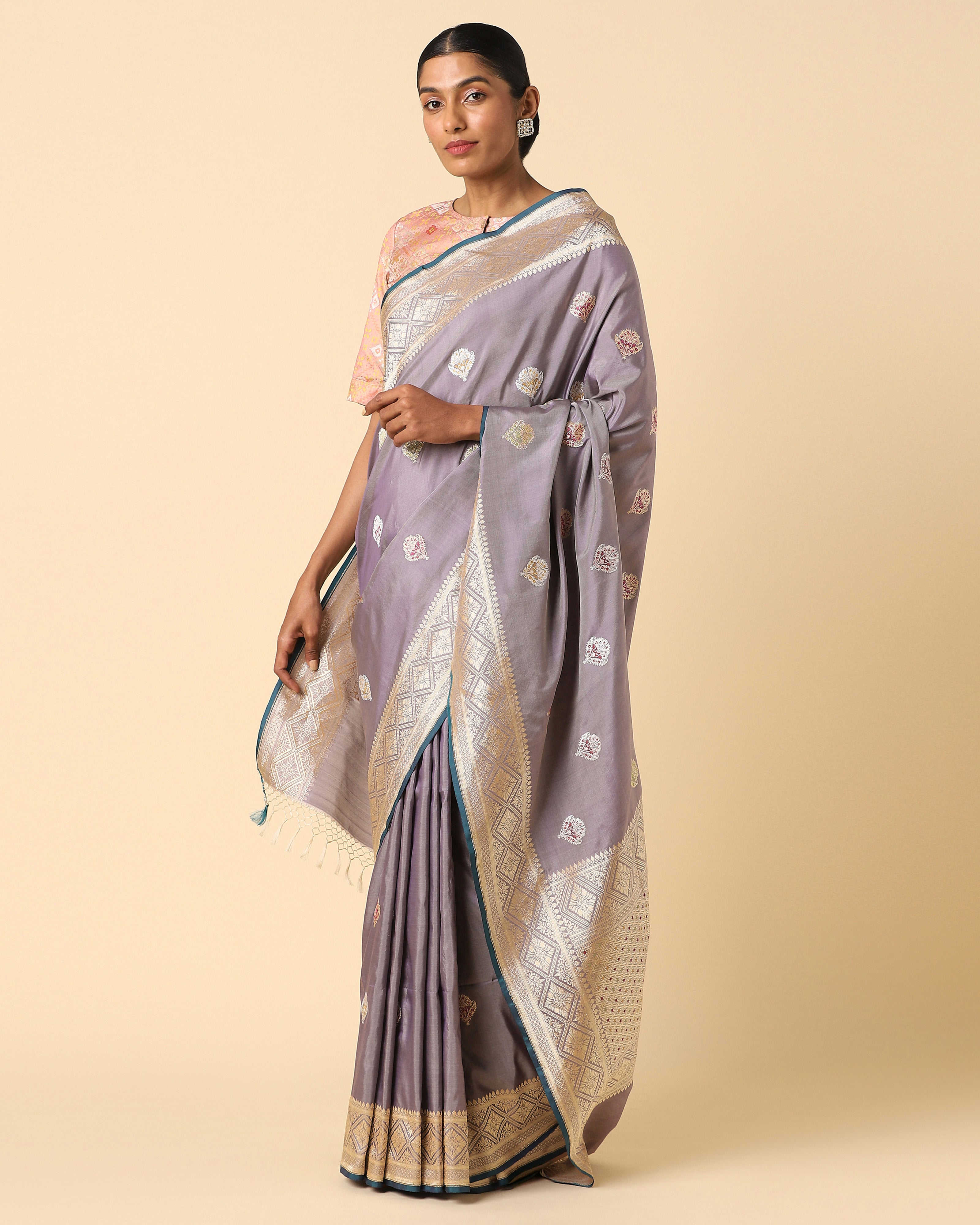 Kaiti Banarasi Kadwa Silk Saree