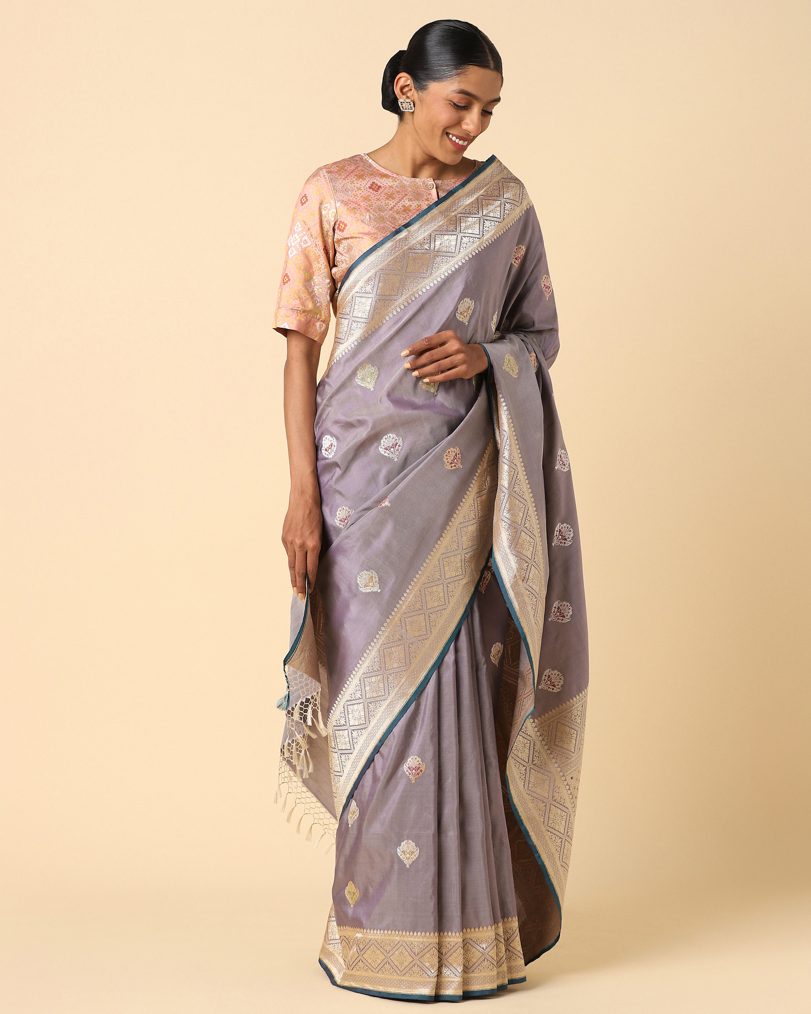 Kaiti Banarasi Kadwa Silk Saree
