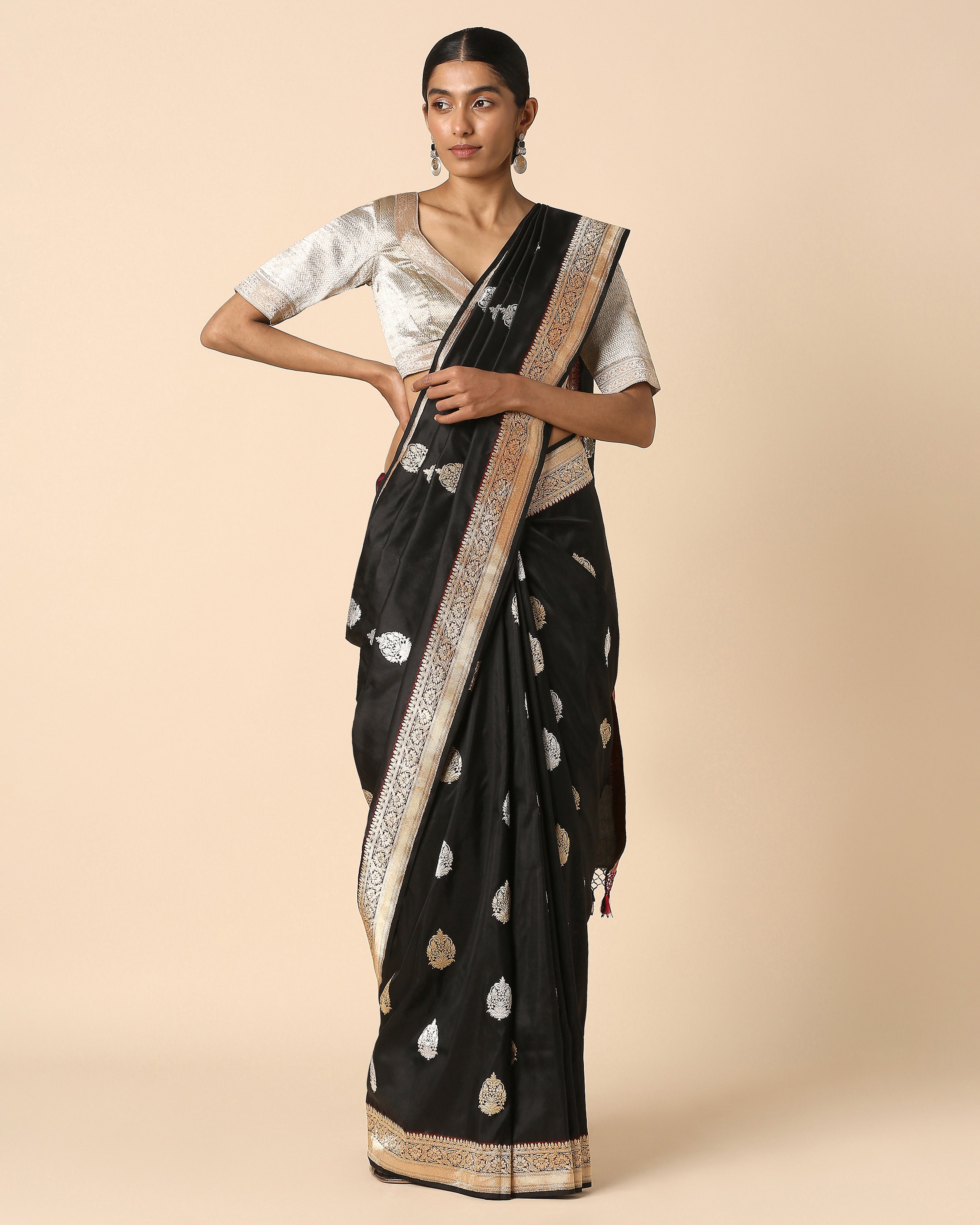 Gulim Banarasi Kadwa Silk Saree