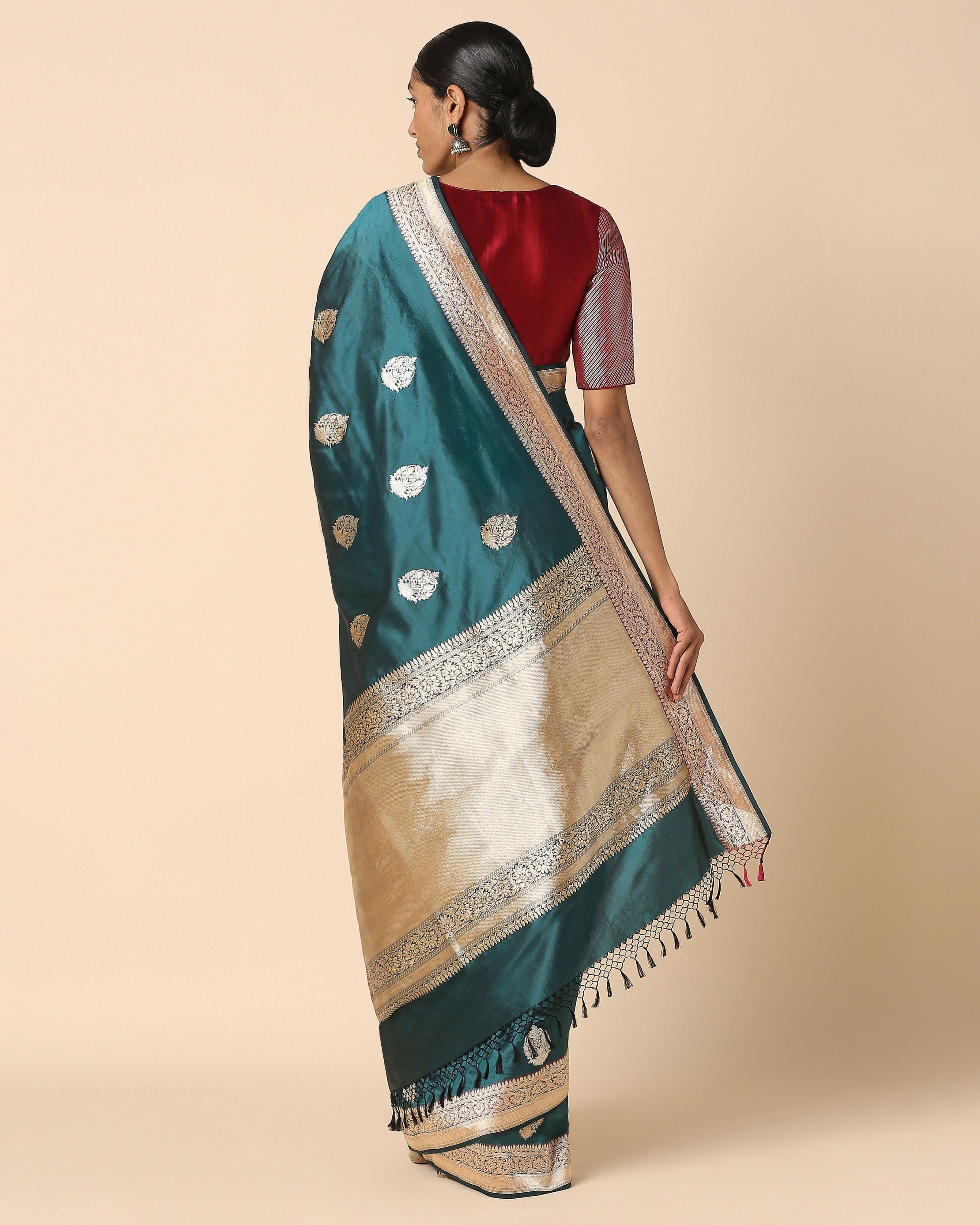 Gulim Banarasi Kadwa Silk Saree