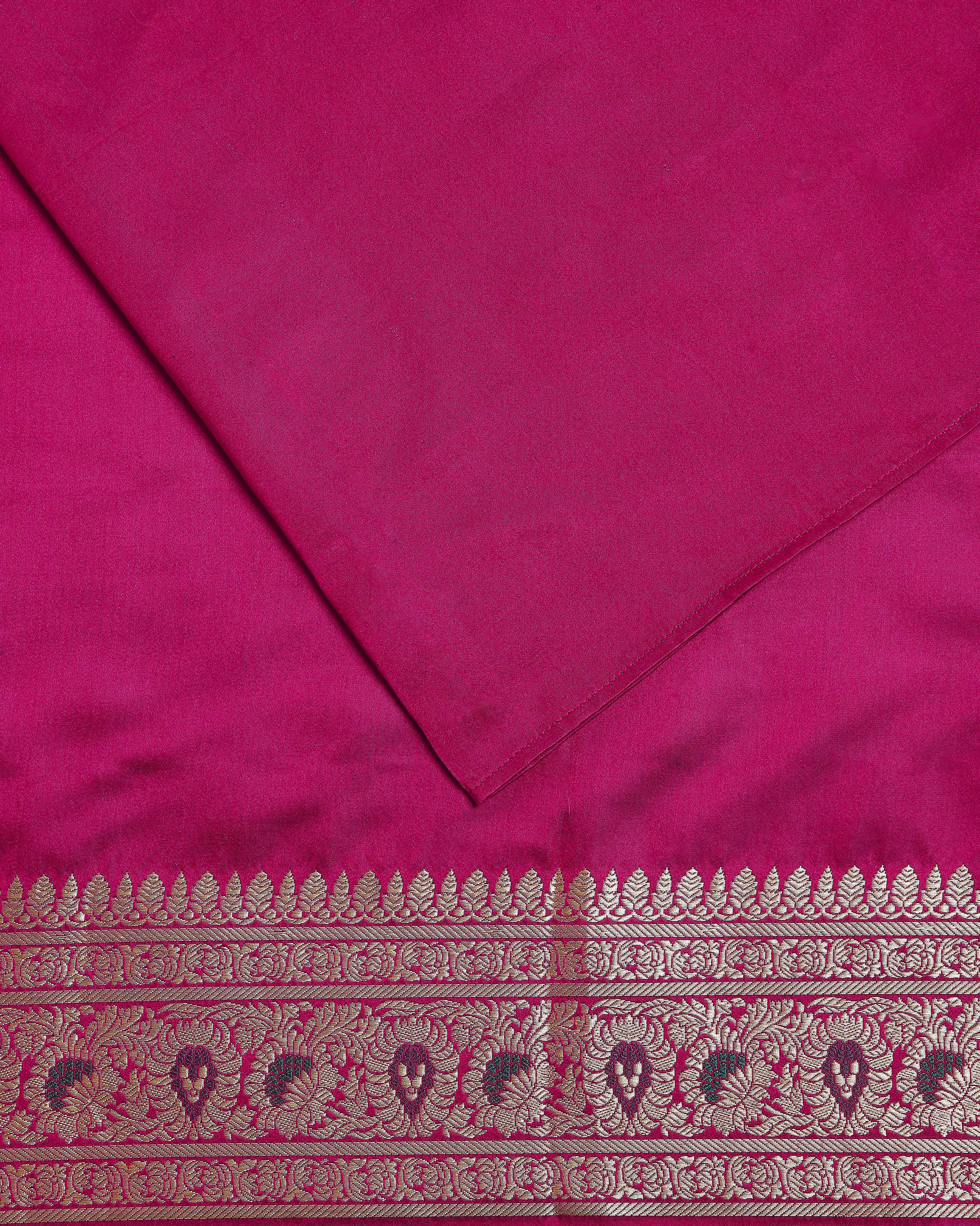 Ashuki Banarasi Tanchoi And Kadwa Silk Saree