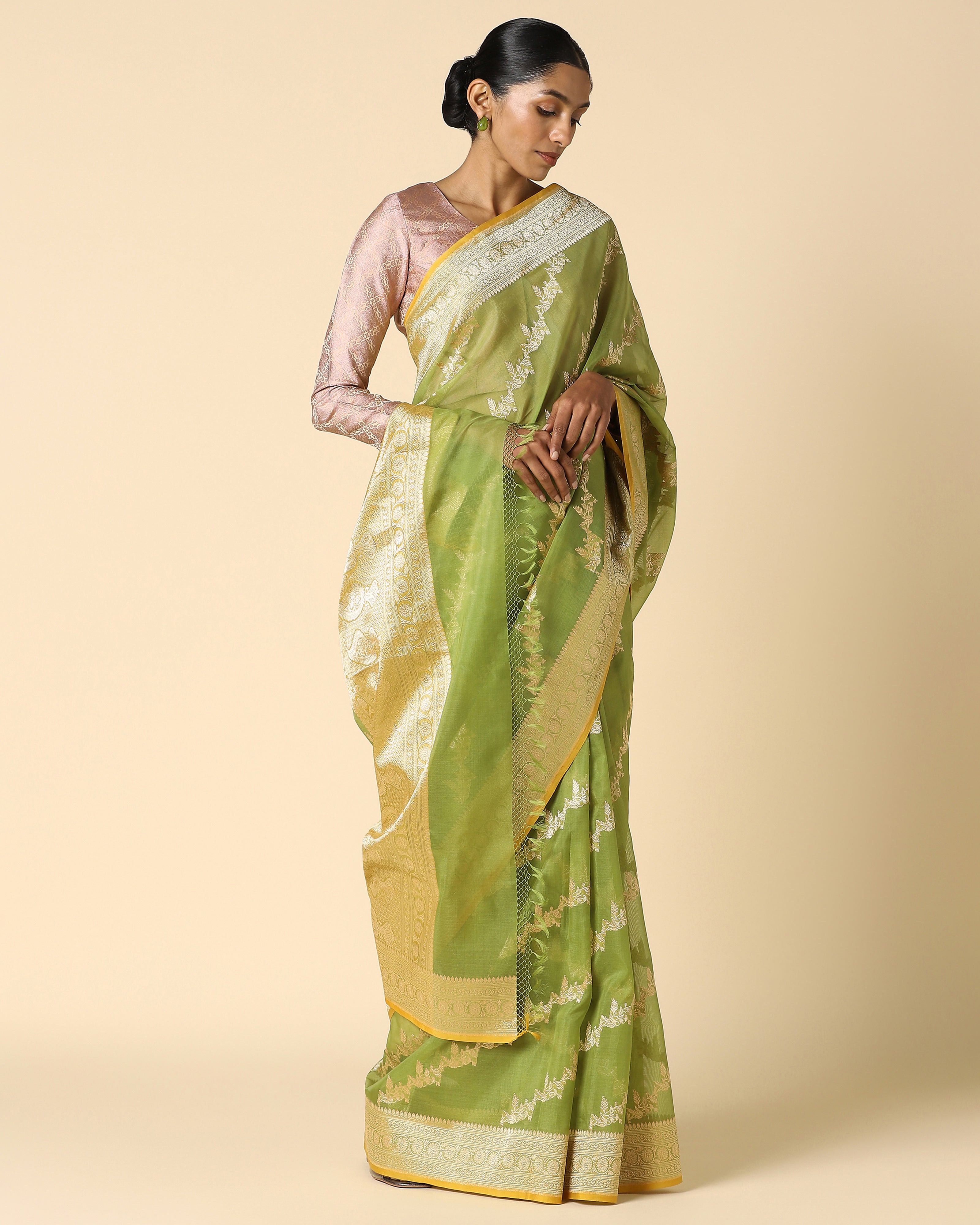 Vayda Banarasi Kadwa Silk Saree