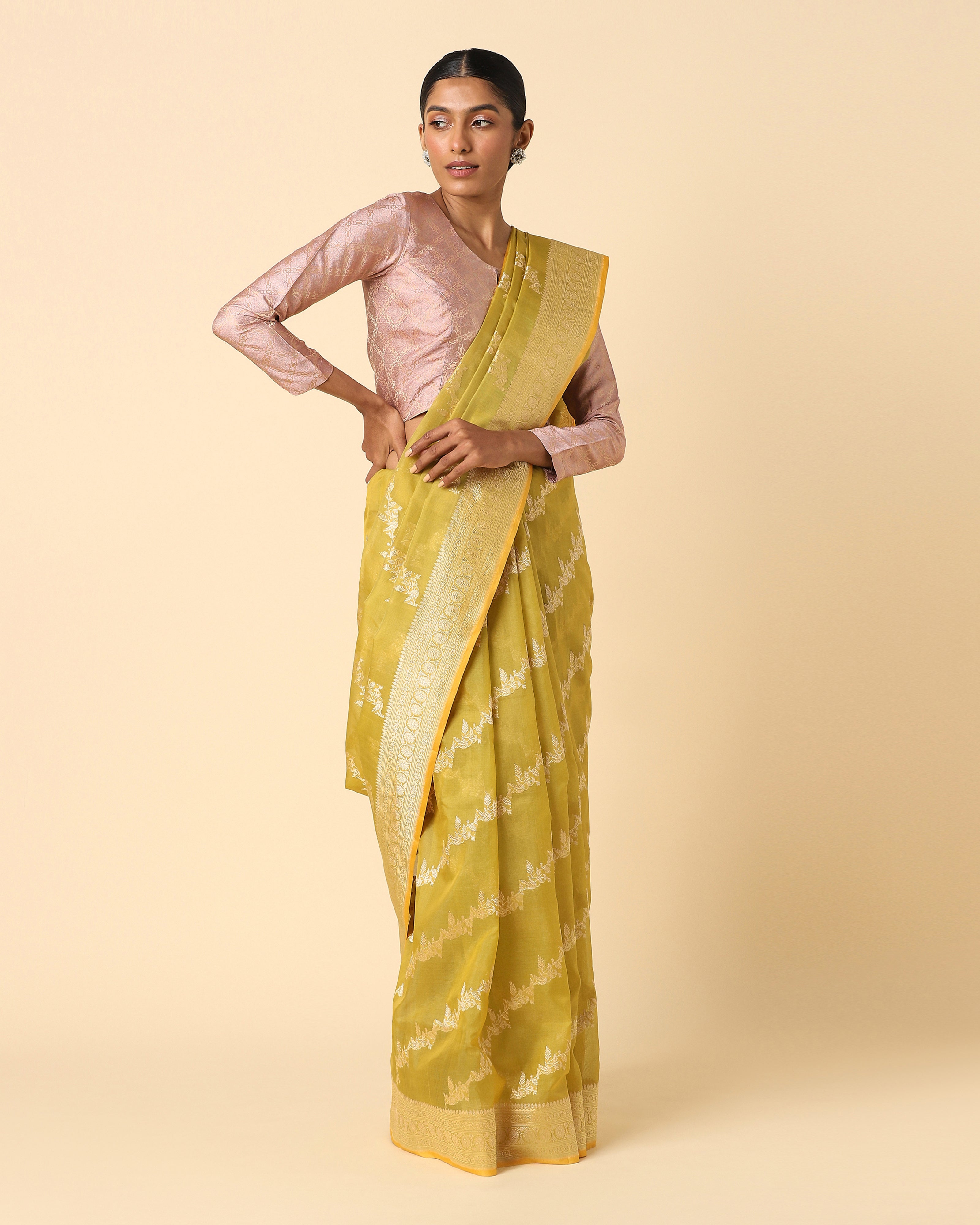 Vayda Banarasi Kadwa Silk Saree