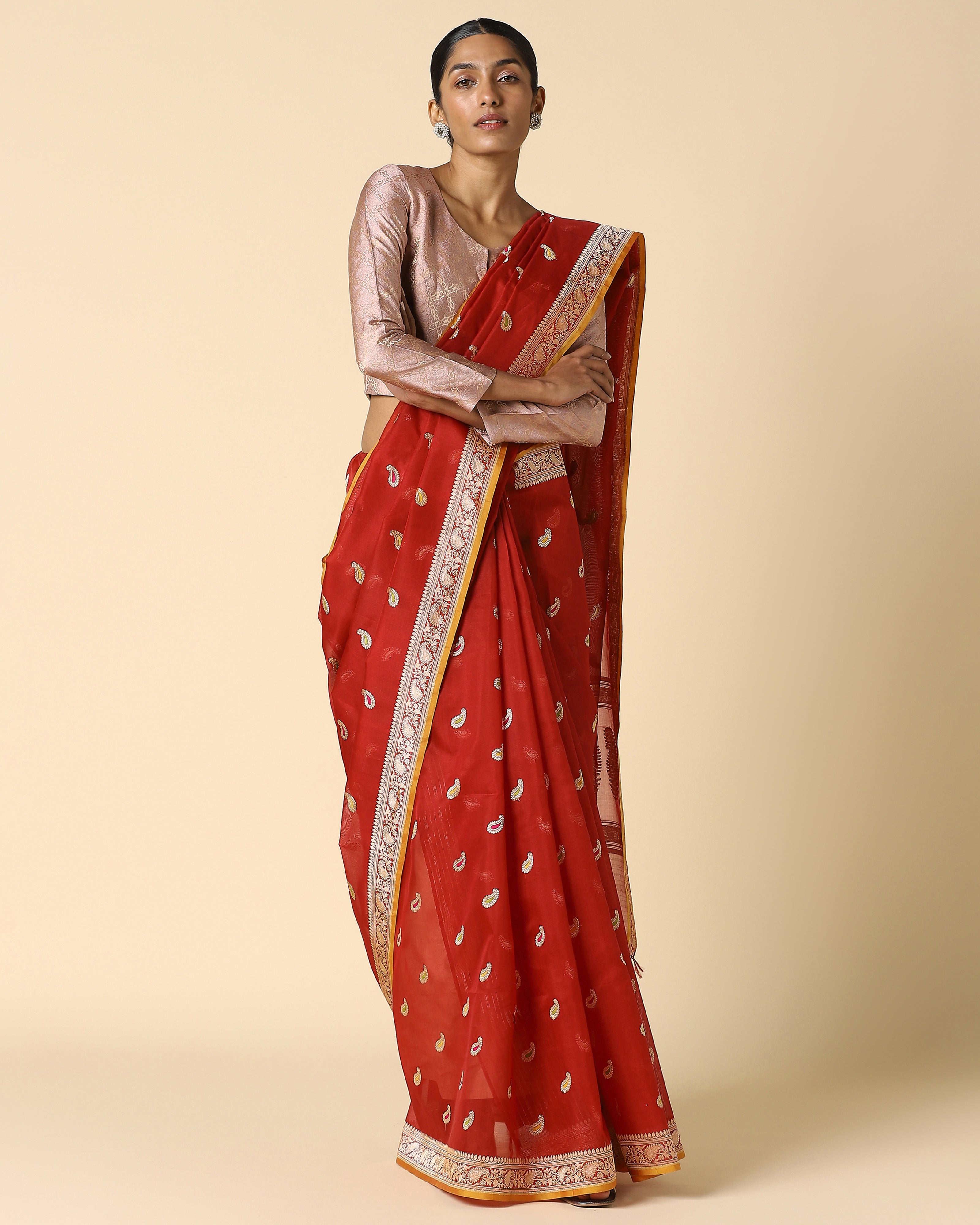 Ashaa Banarasi Kadwa Silk Saree