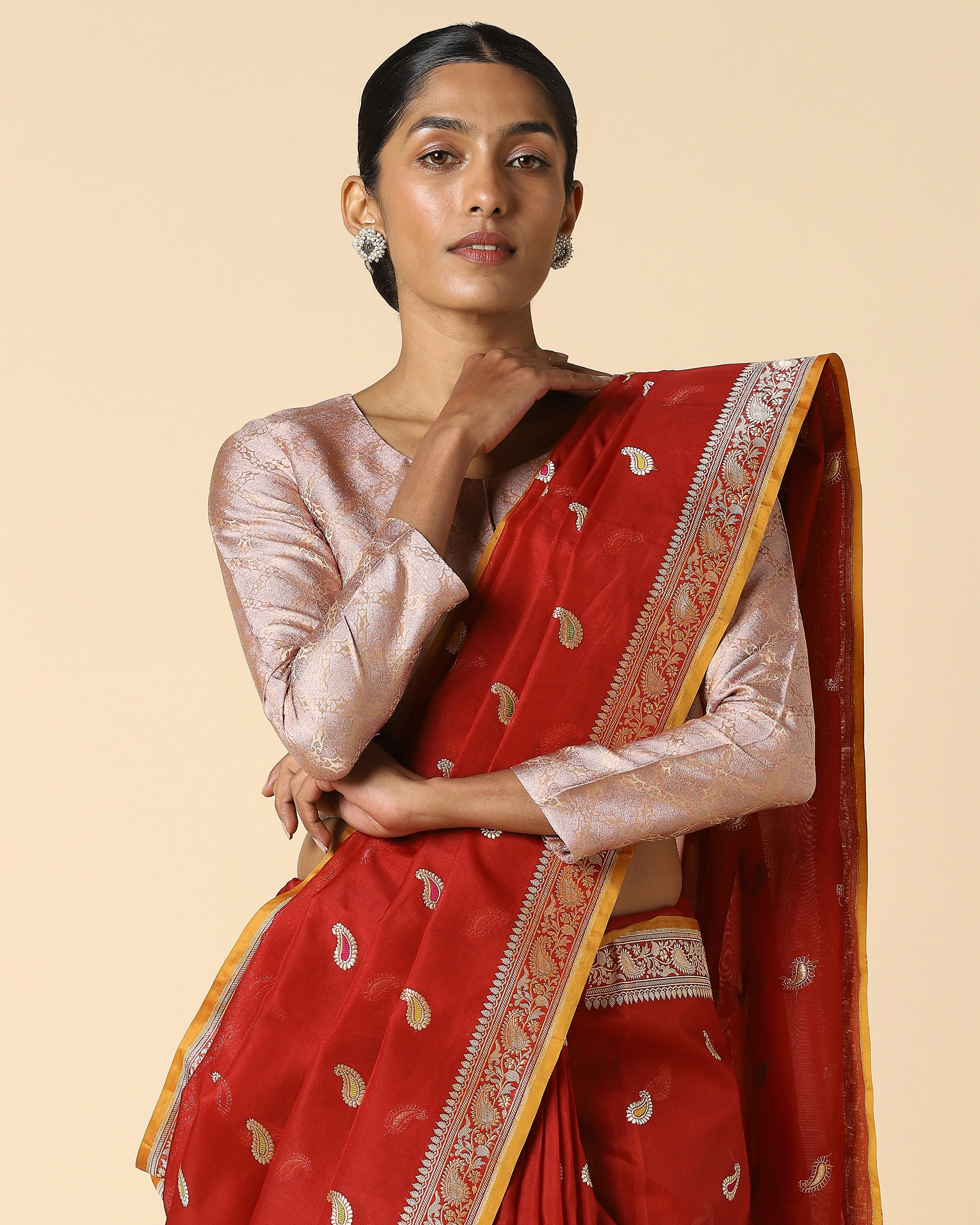 Ashaa Banarasi Kadwa Silk Saree