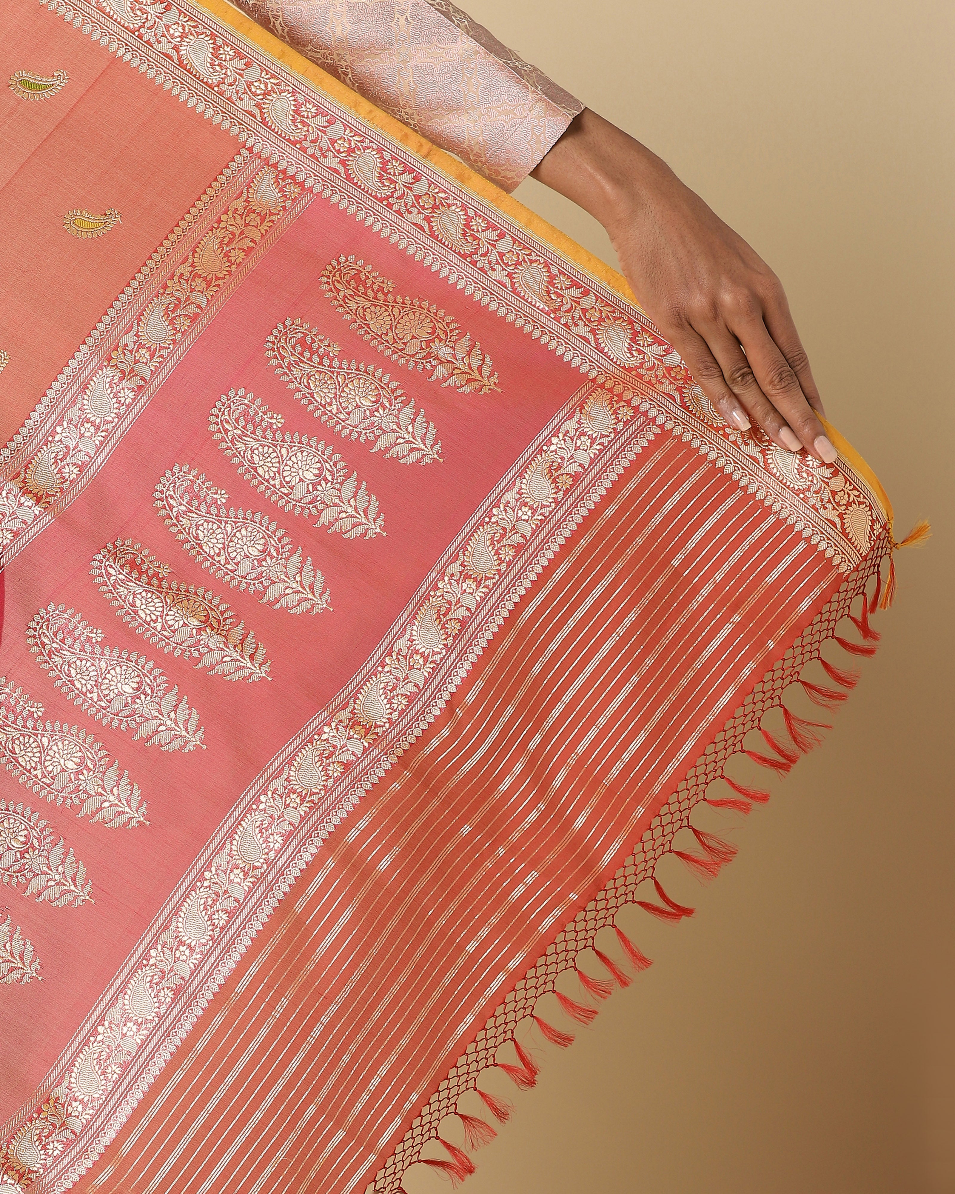 Ashaa Banarasi Kadwa Silk Saree