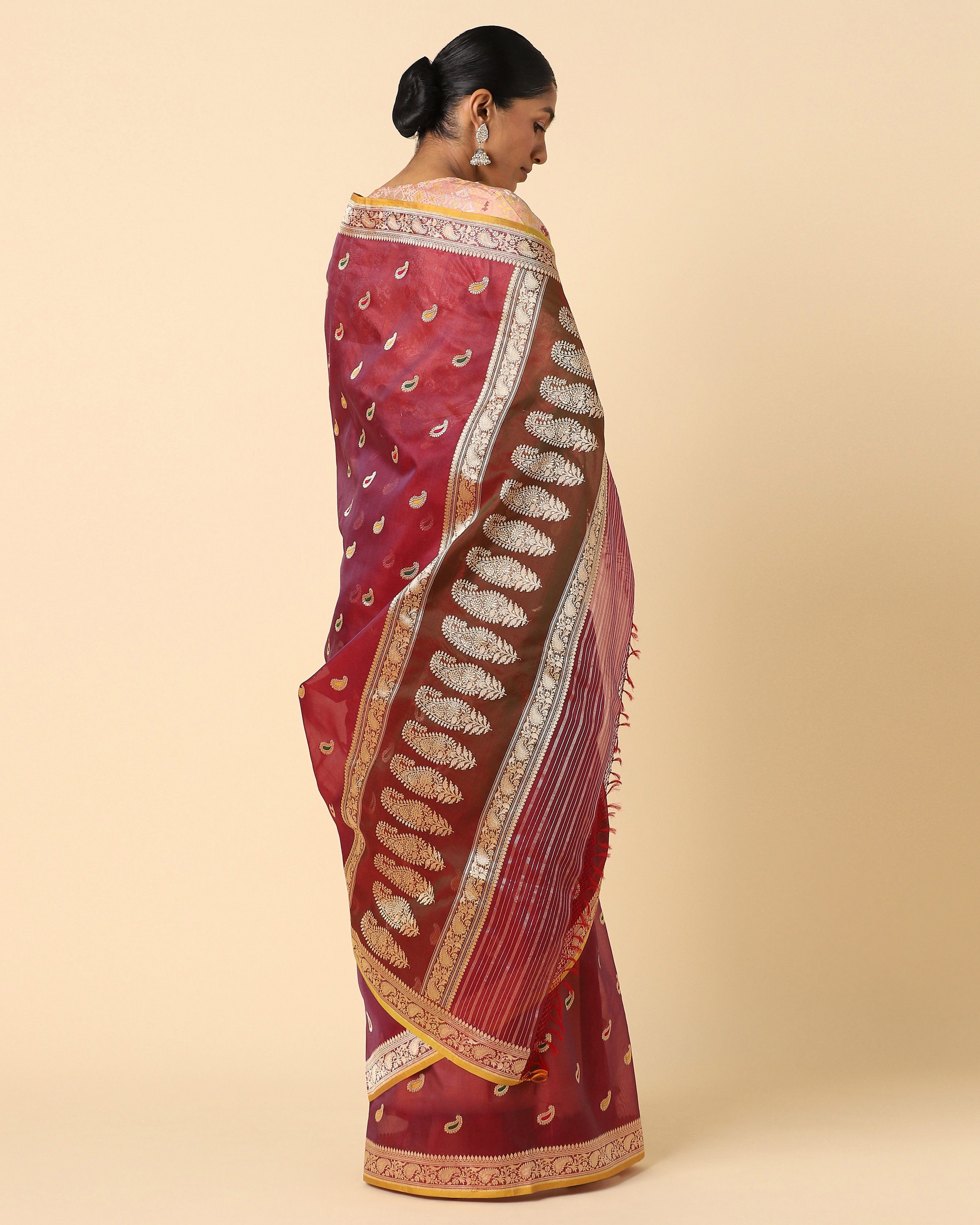Ashaa Banarasi Kadwa Silk Saree