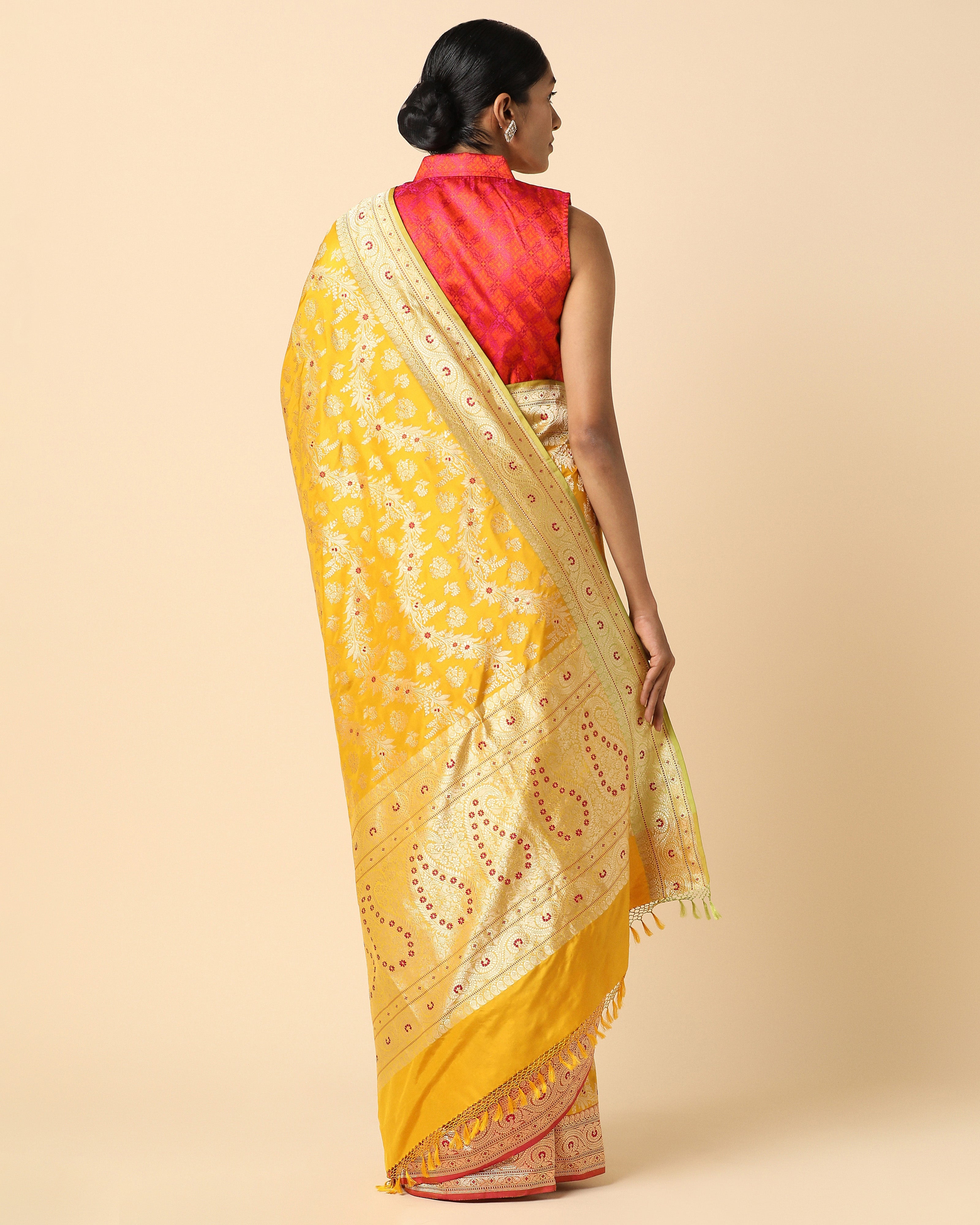 Samayah Banarasi Kadwa Silk Saree