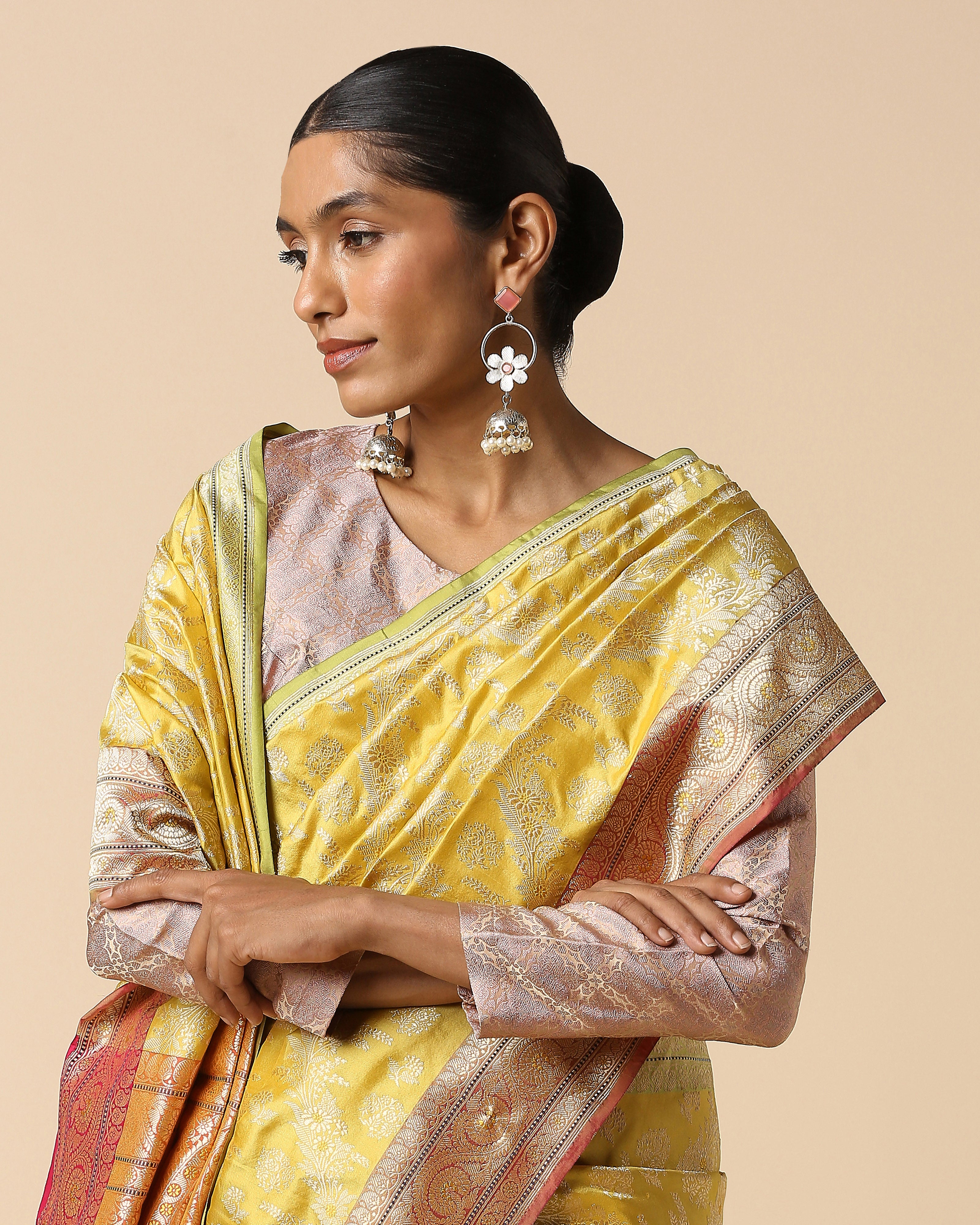Samayah Banarasi Kadwa Silk Saree
