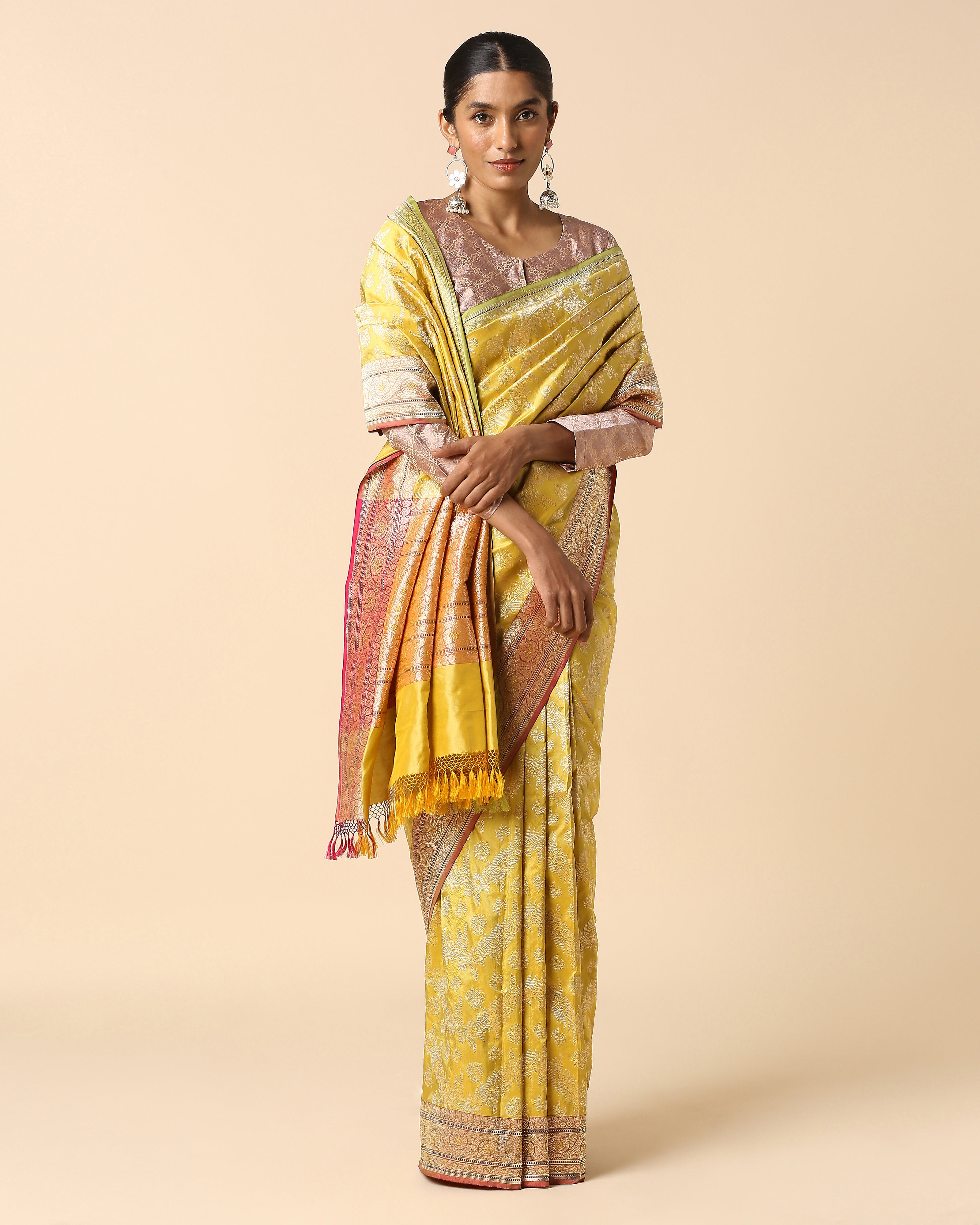 Samayah Banarasi Kadwa Silk Saree