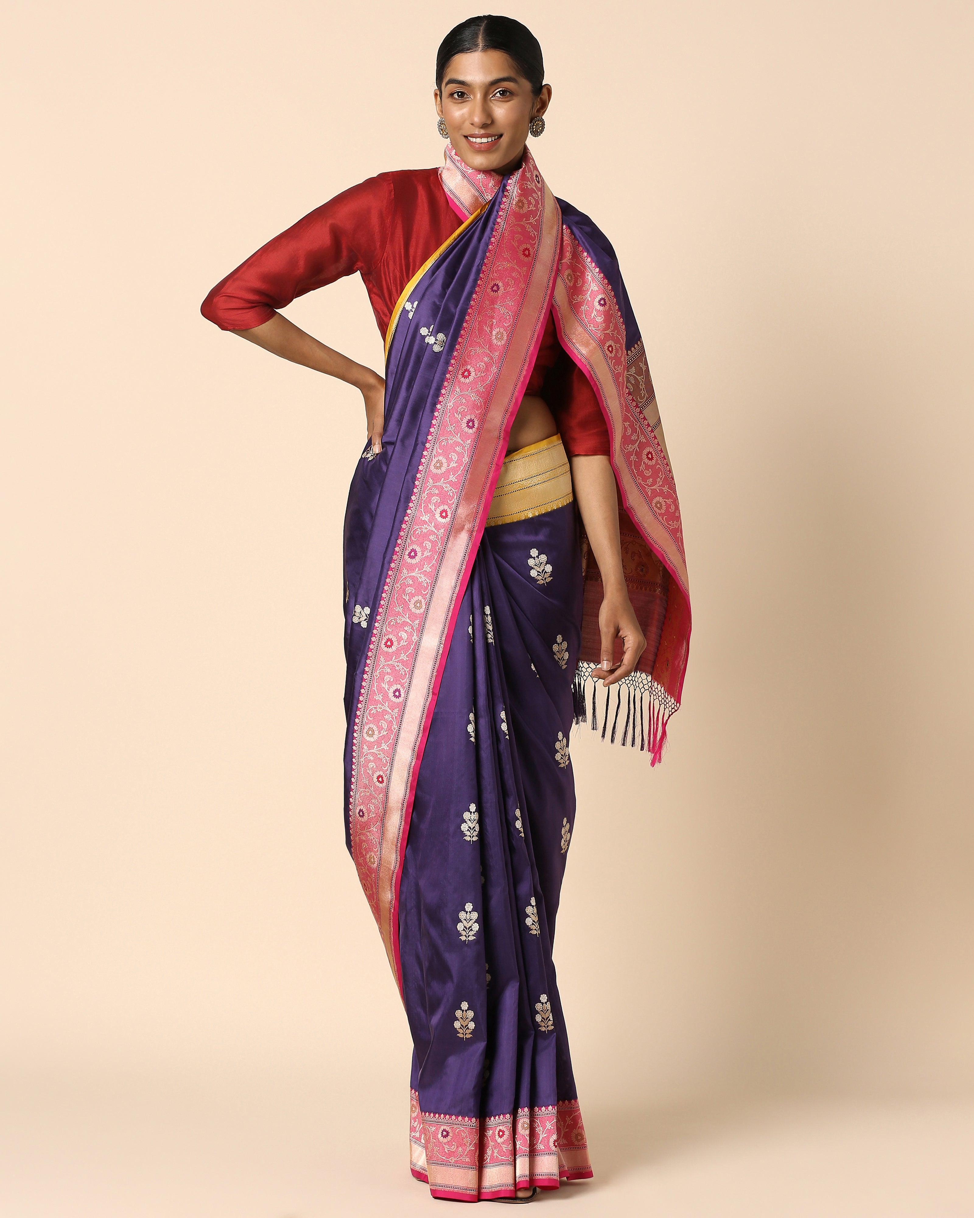 Anaylah Banarasi Kadwa Silk Saree