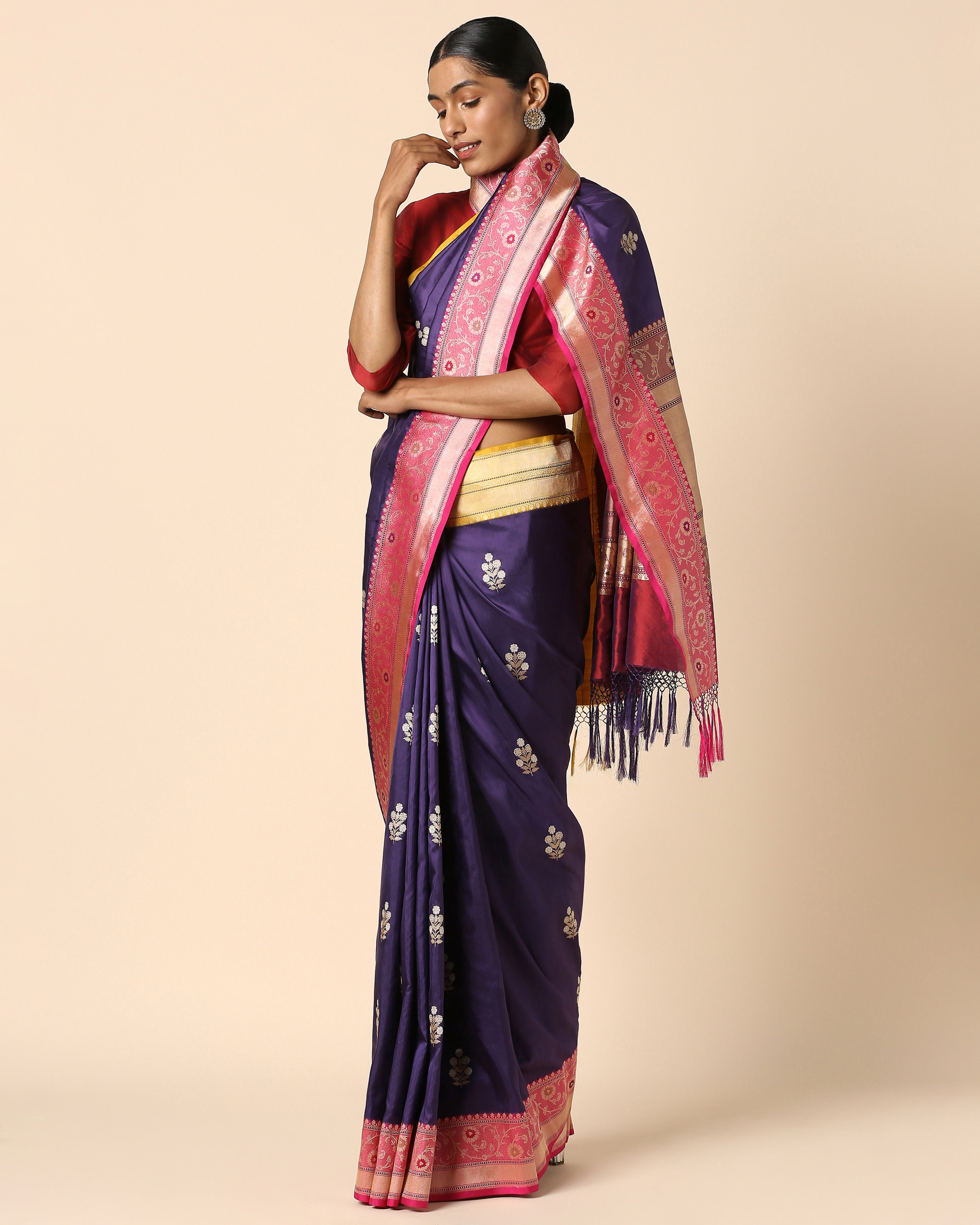 Anaylah Banarasi Kadwa Silk Saree
