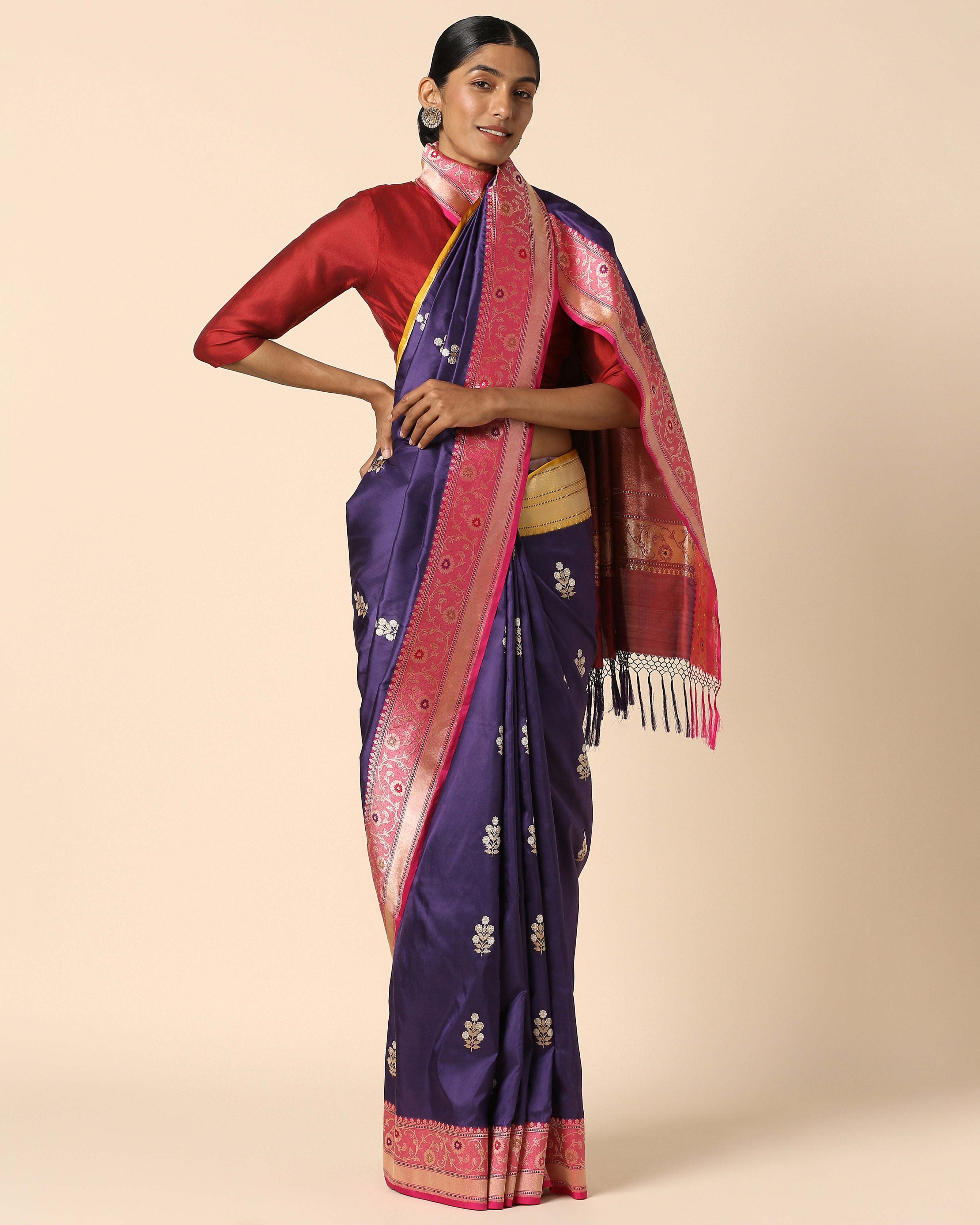Anaylah Banarasi Kadwa Silk Saree