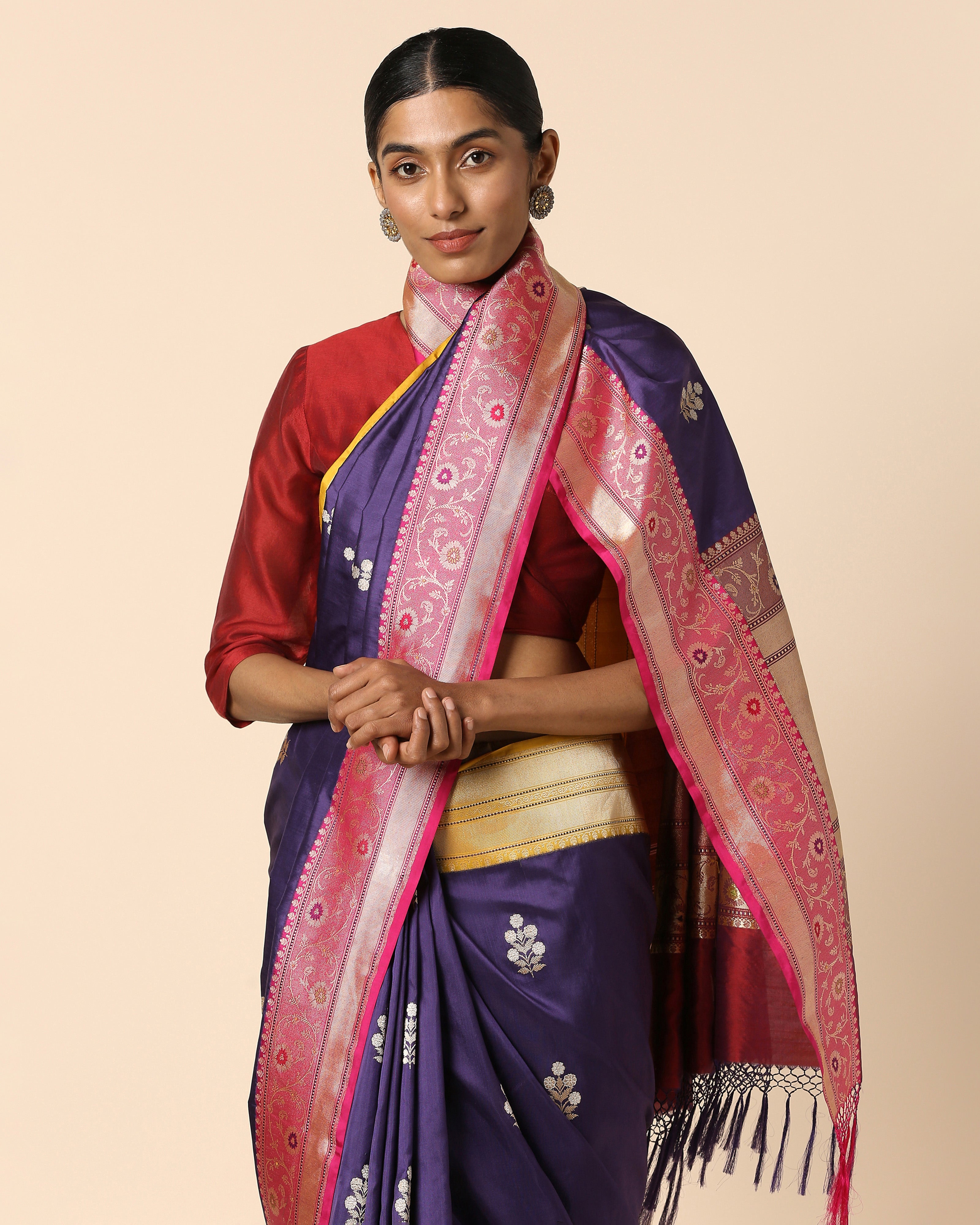 Anaylah Banarasi Kadwa Silk Saree
