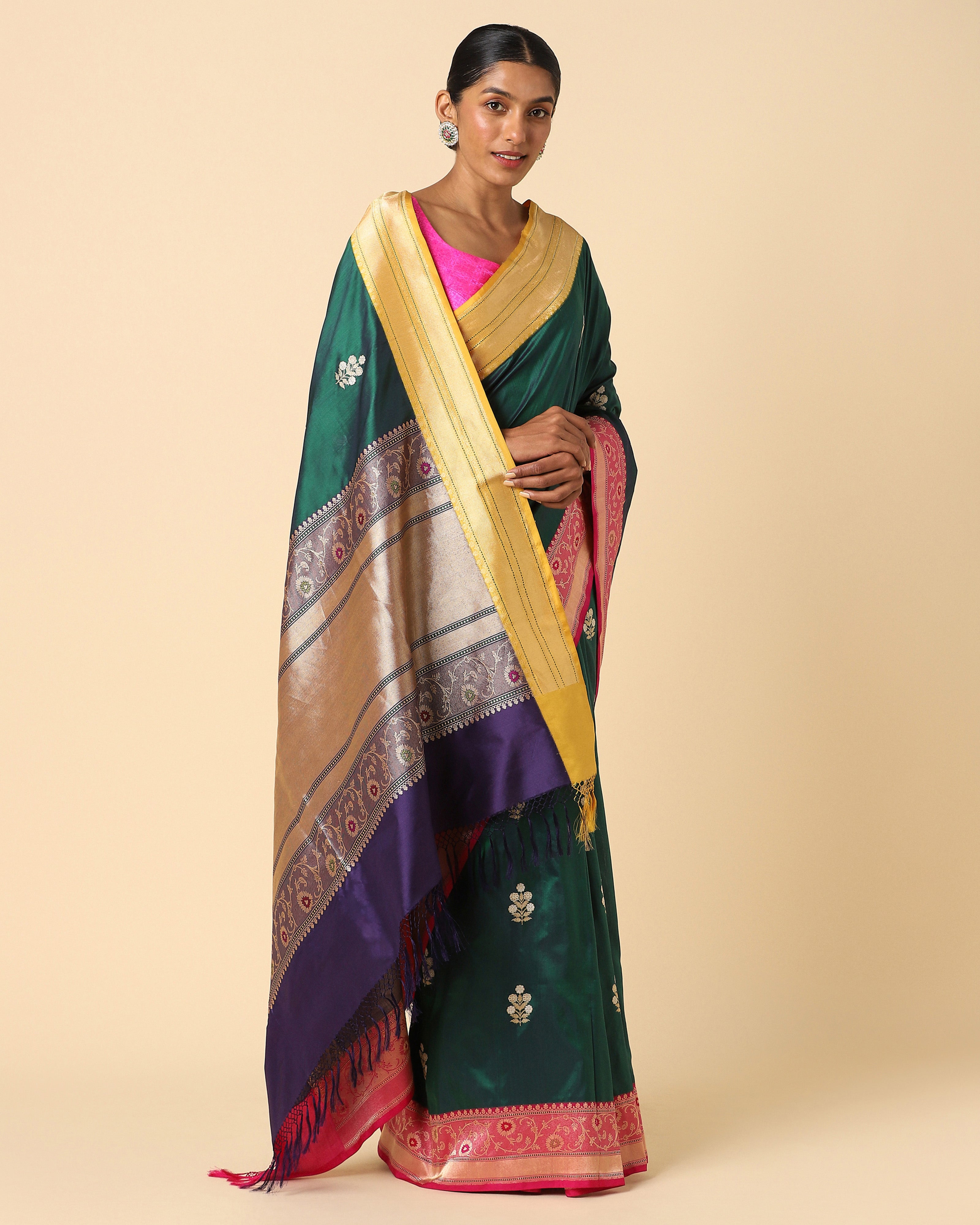 Anaylah Banarasi Kadwa Silk Saree