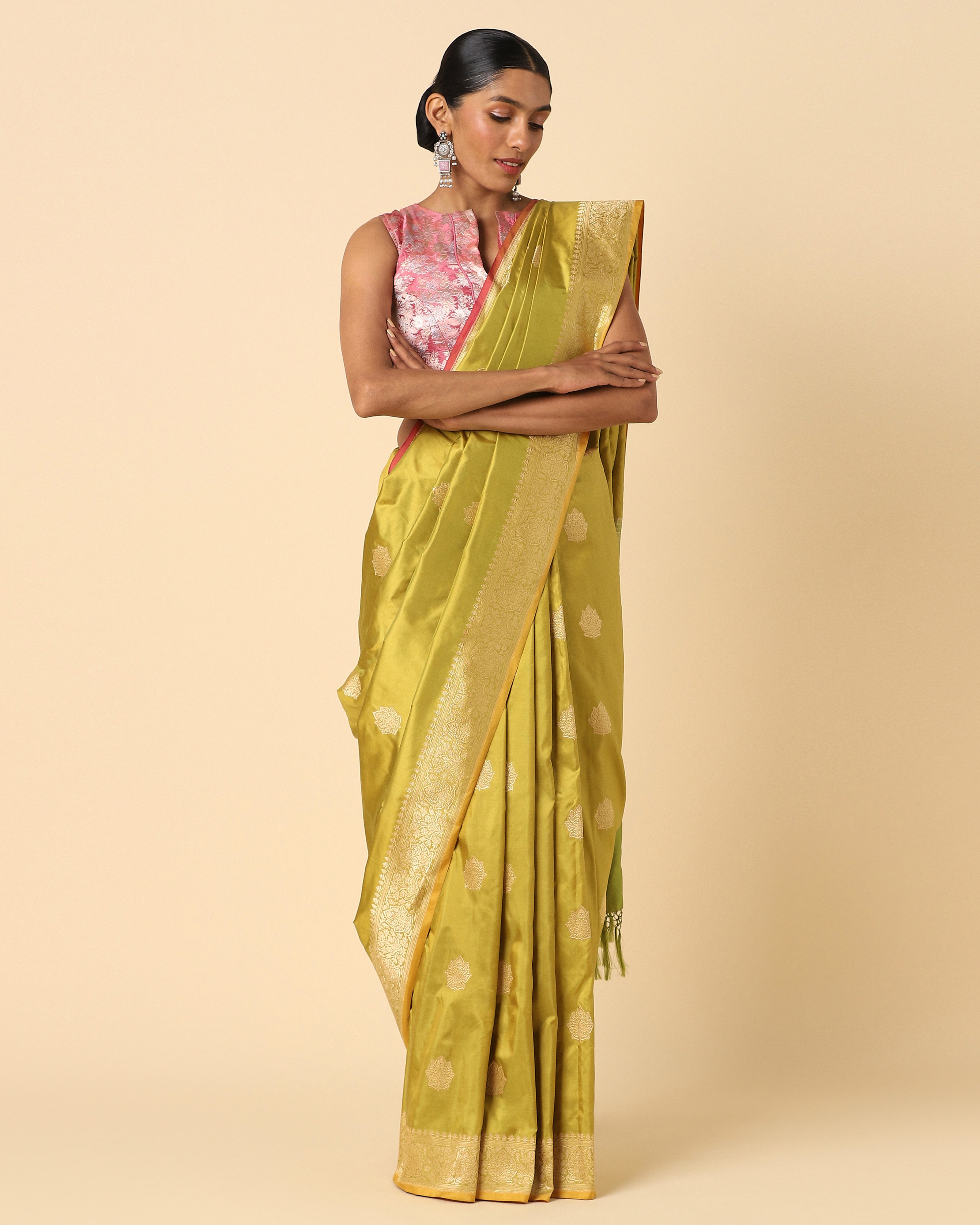 Samadhi Banarasi Kadwa Silk Saree