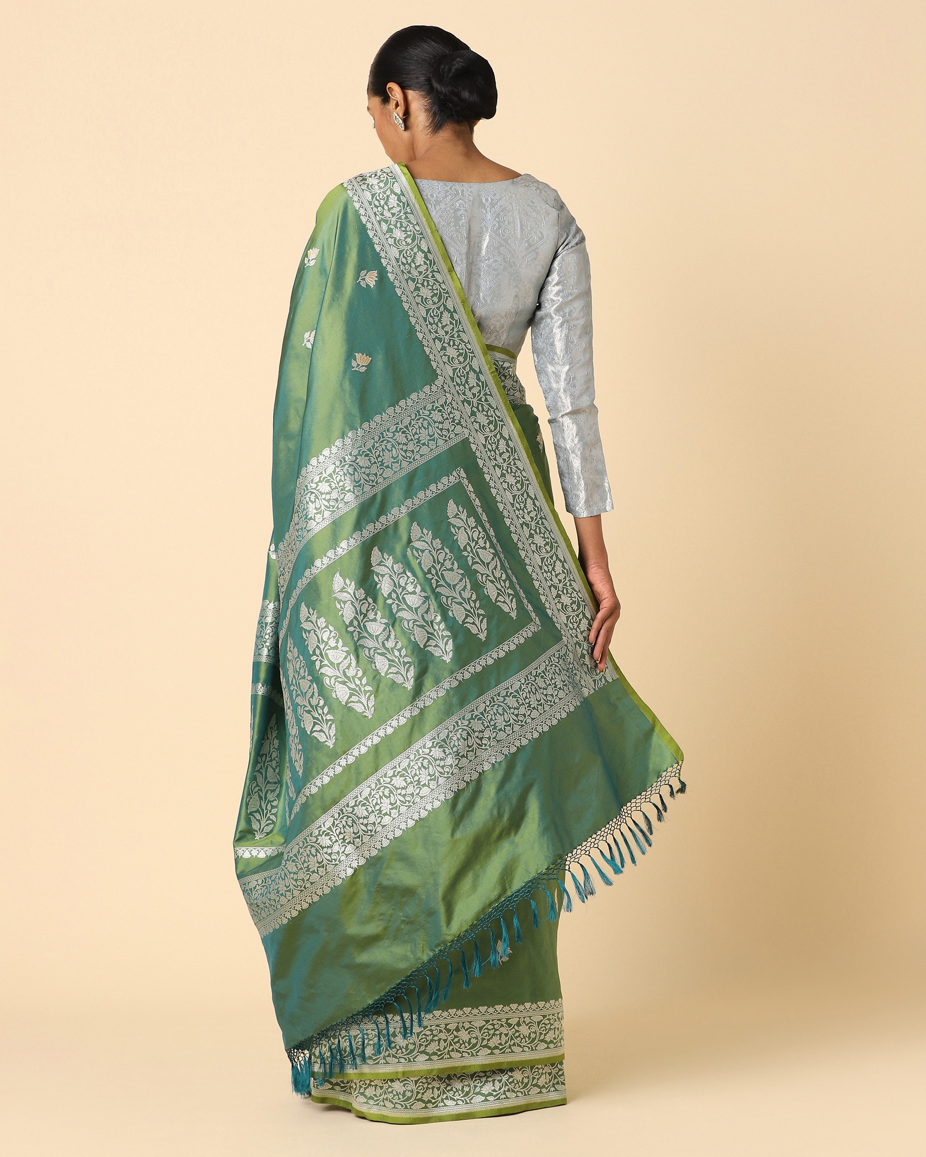 Aayla Banarasi Kadwa Silk Saree