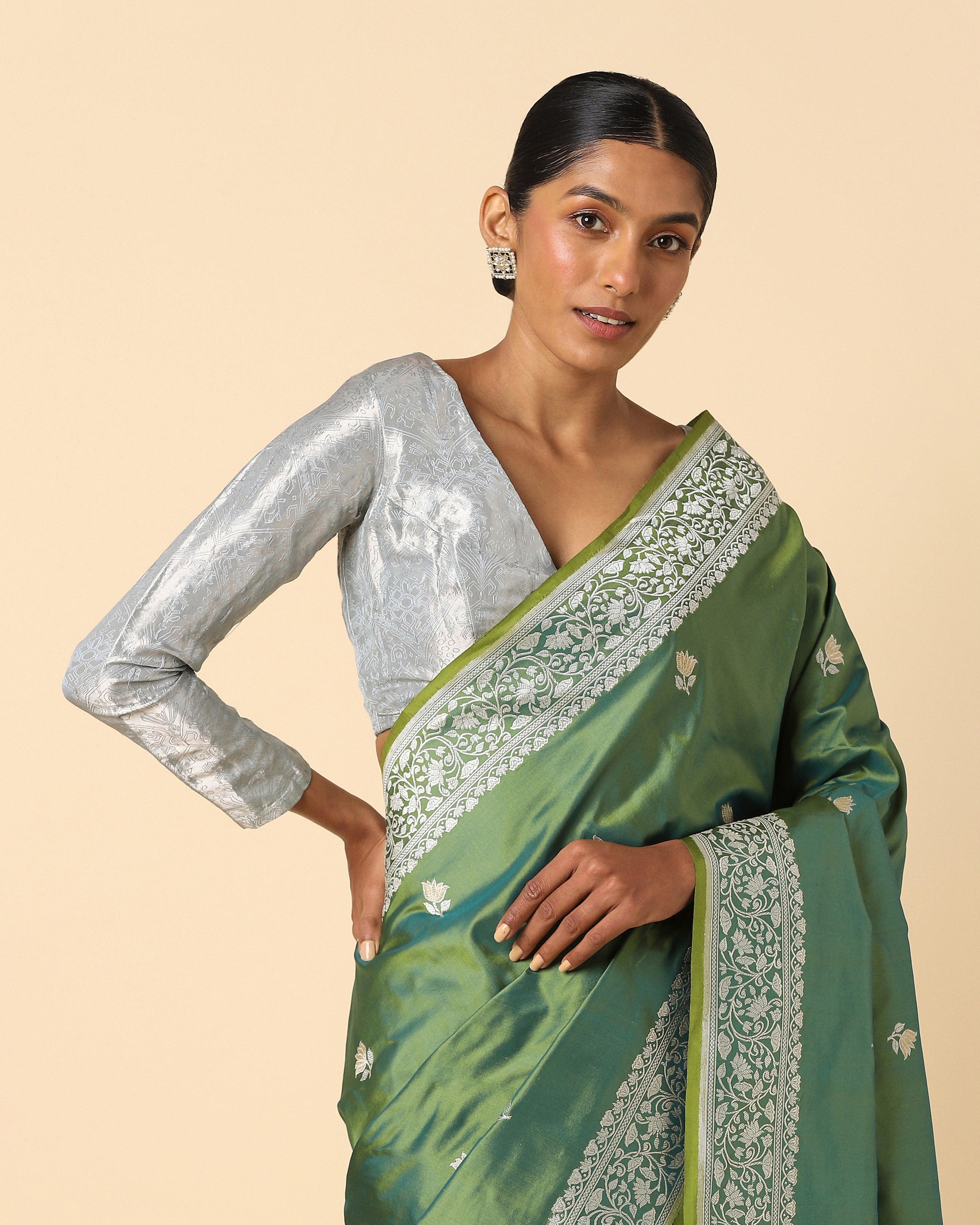 Aayla Banarasi Kadwa Silk Saree