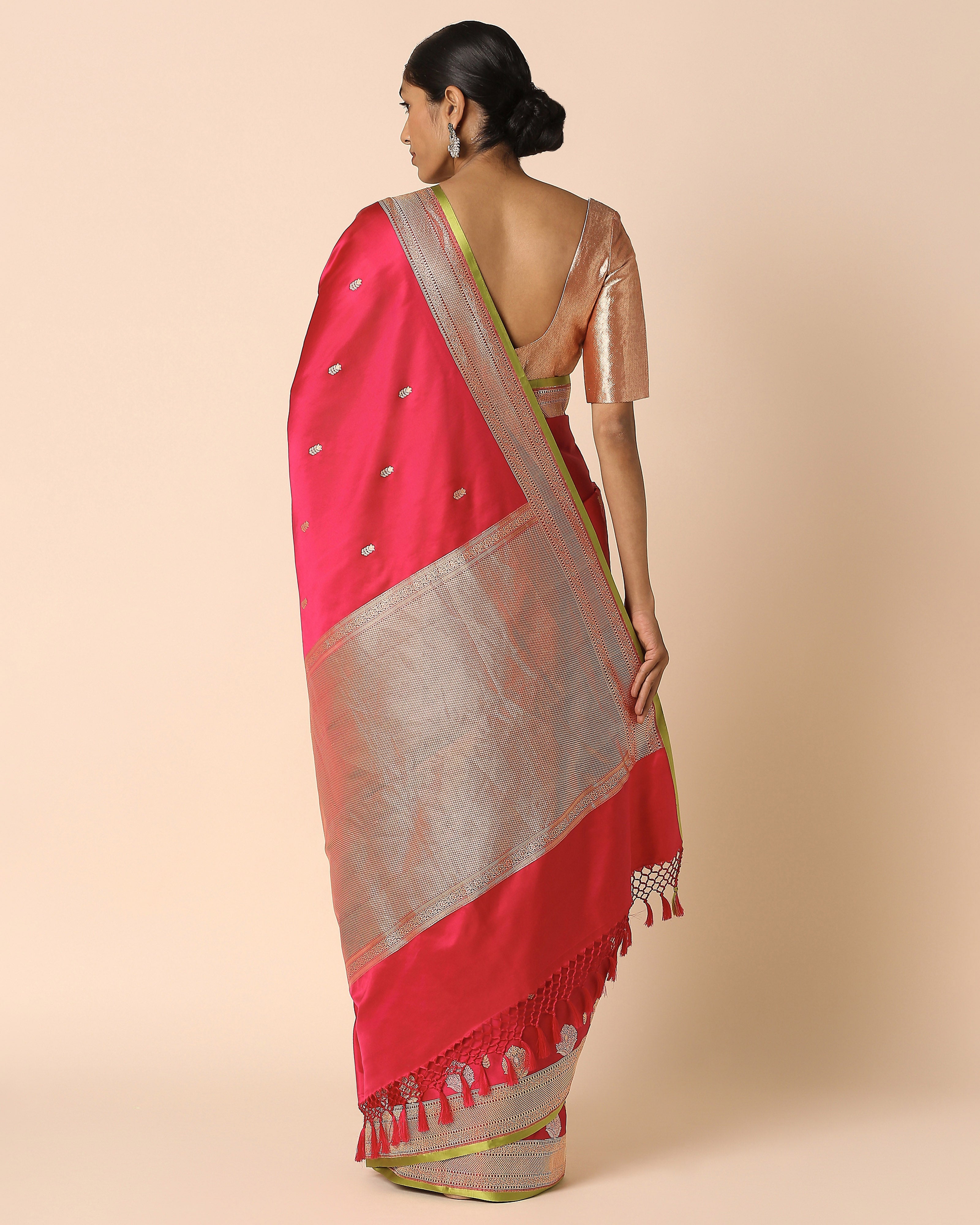 Jayna Banarasi Tanchoi And Kadwa Silk Saree