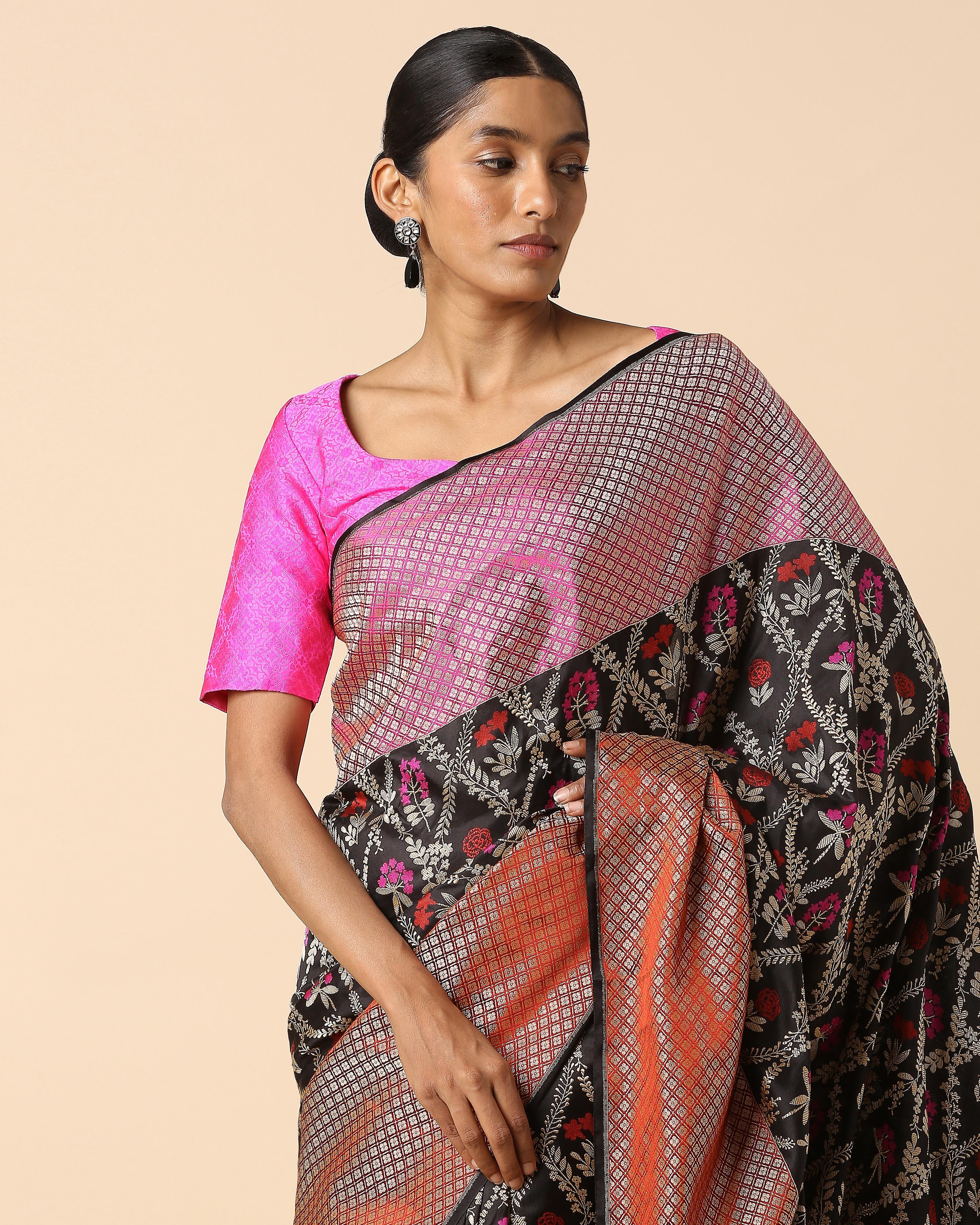 Ajni Banarasi Kadwa Silk Saree
