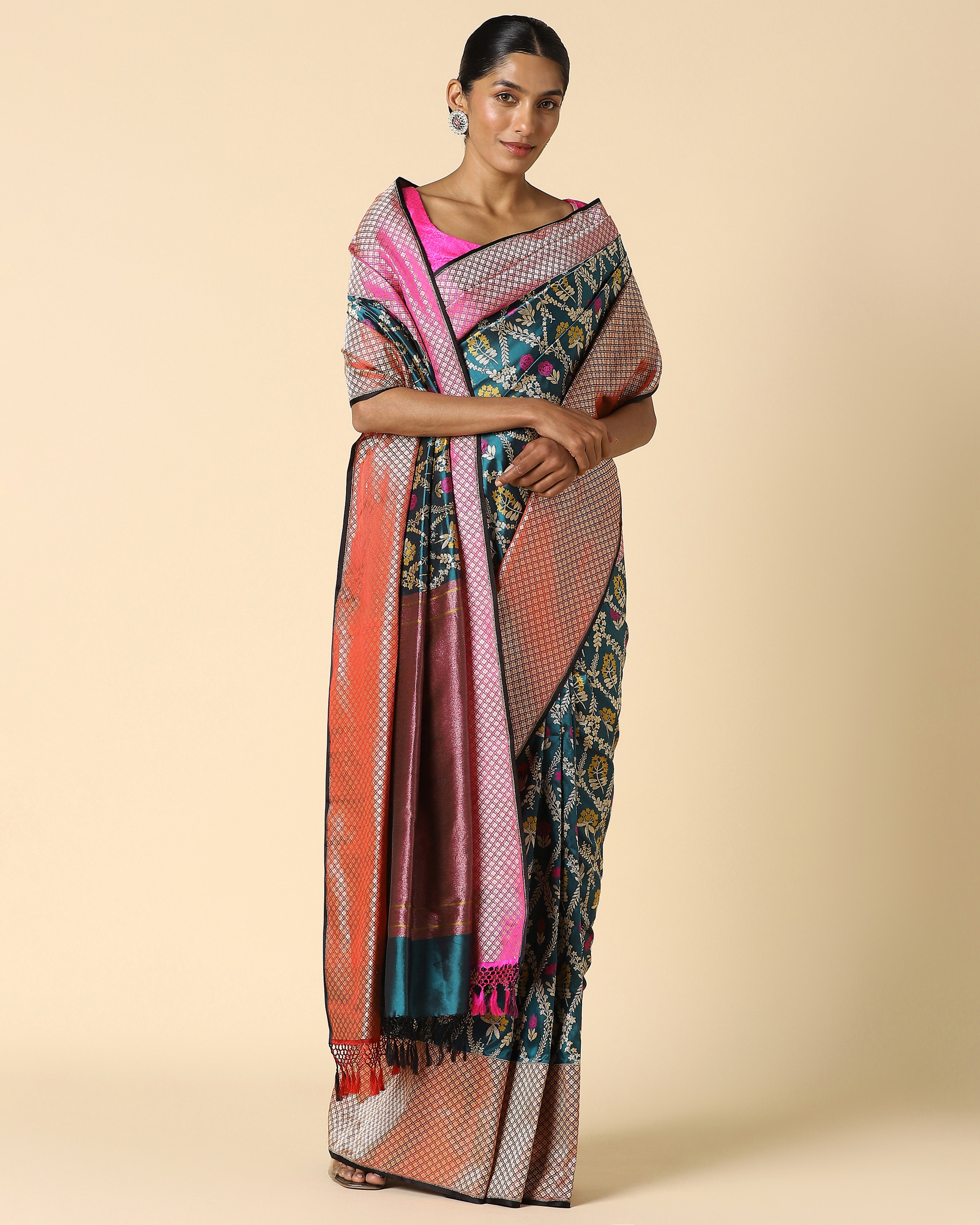 Ajni Banarasi Kadwa Silk Saree