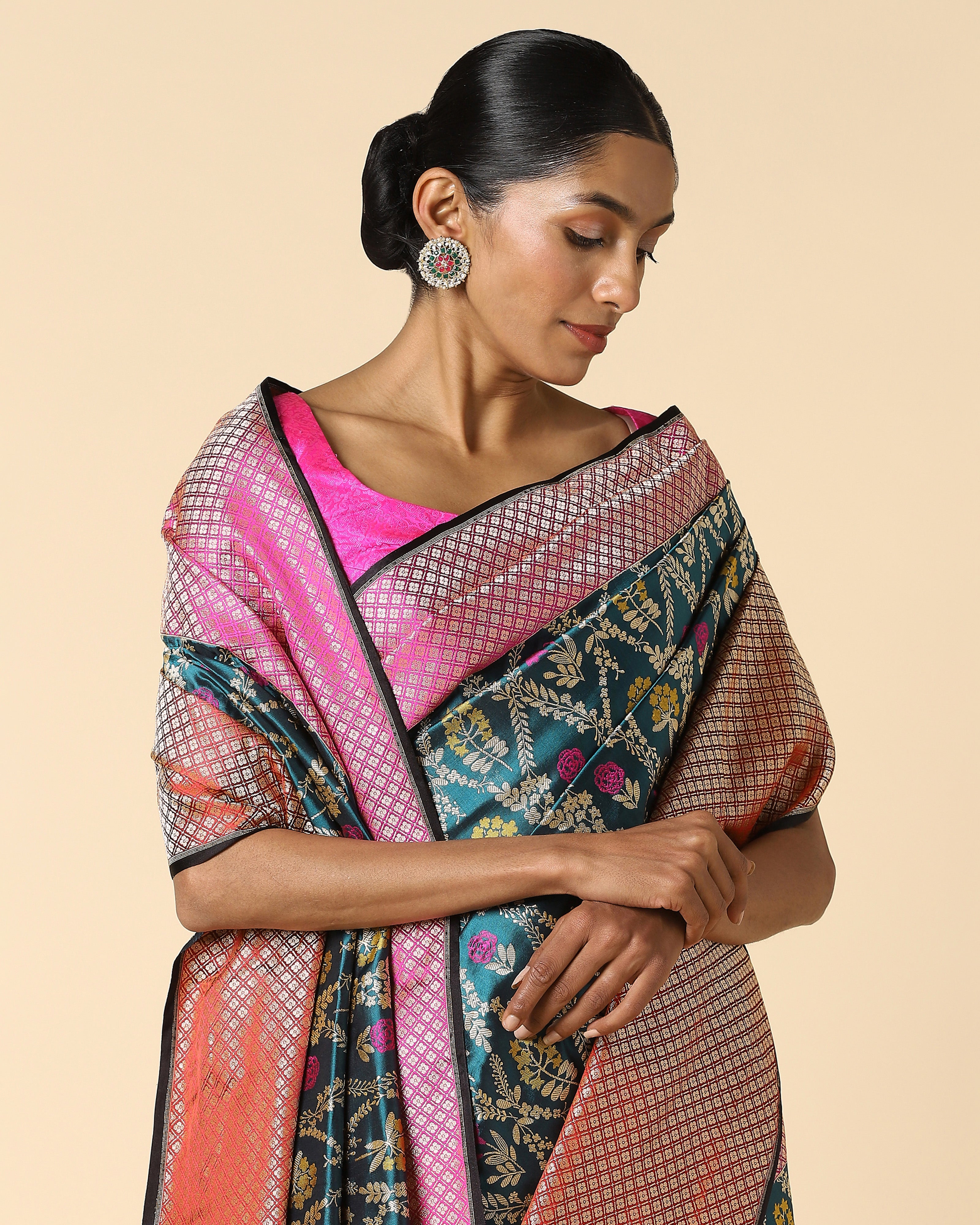 Ajni Banarasi Kadwa Silk Saree