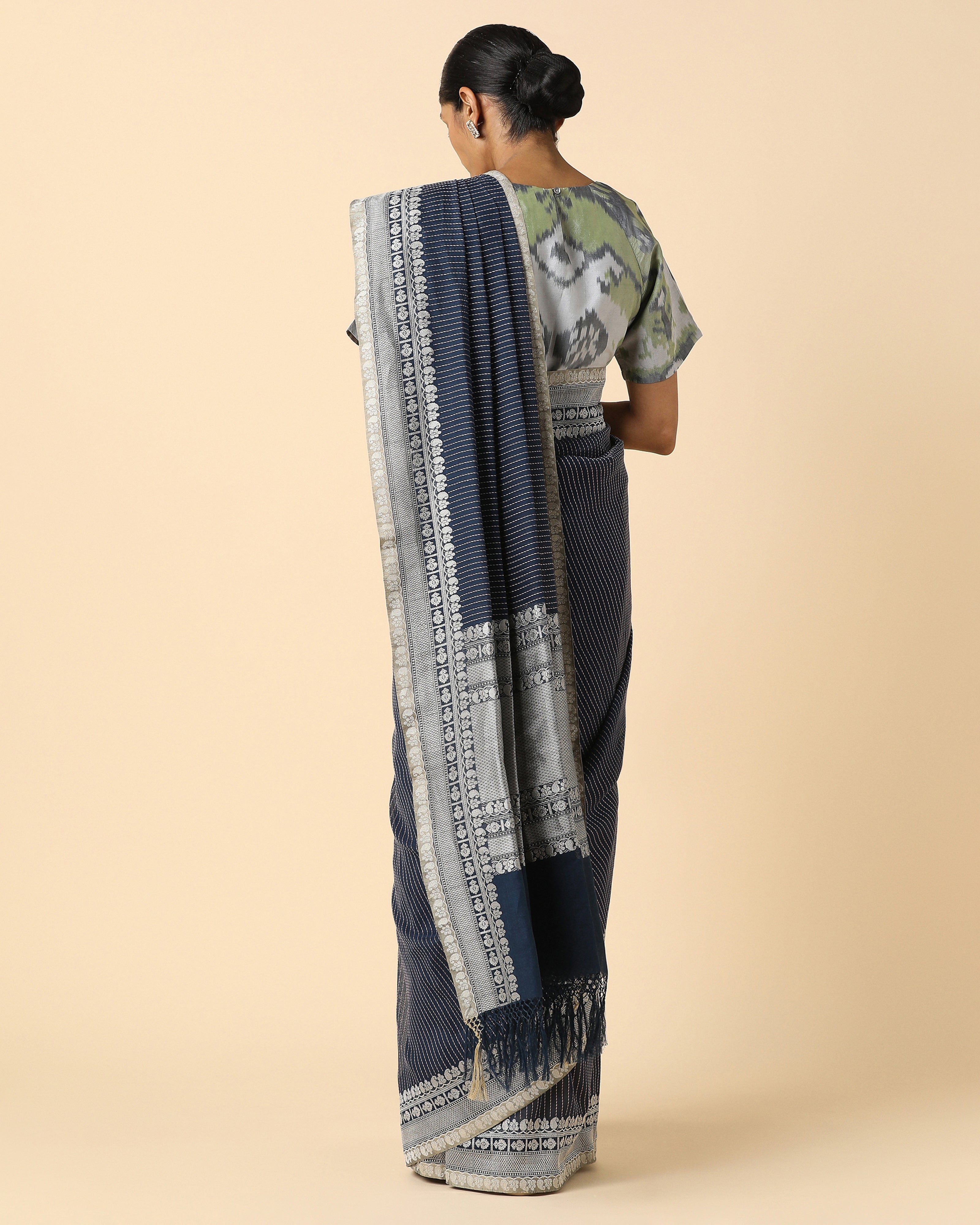 Atiana Banarasi Kadwa Cotton Saree