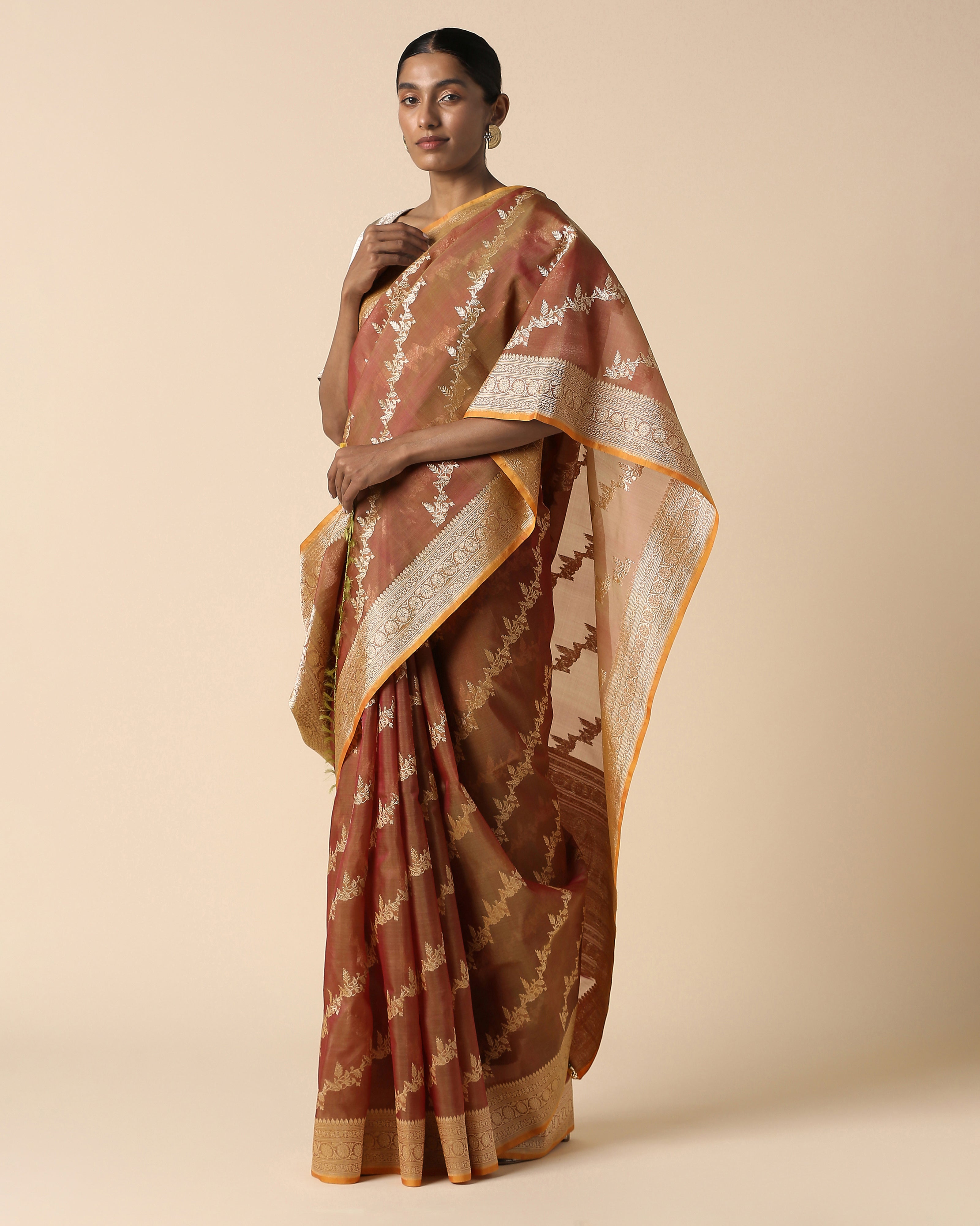 Vayda Banarasi Kadwa Silk Saree