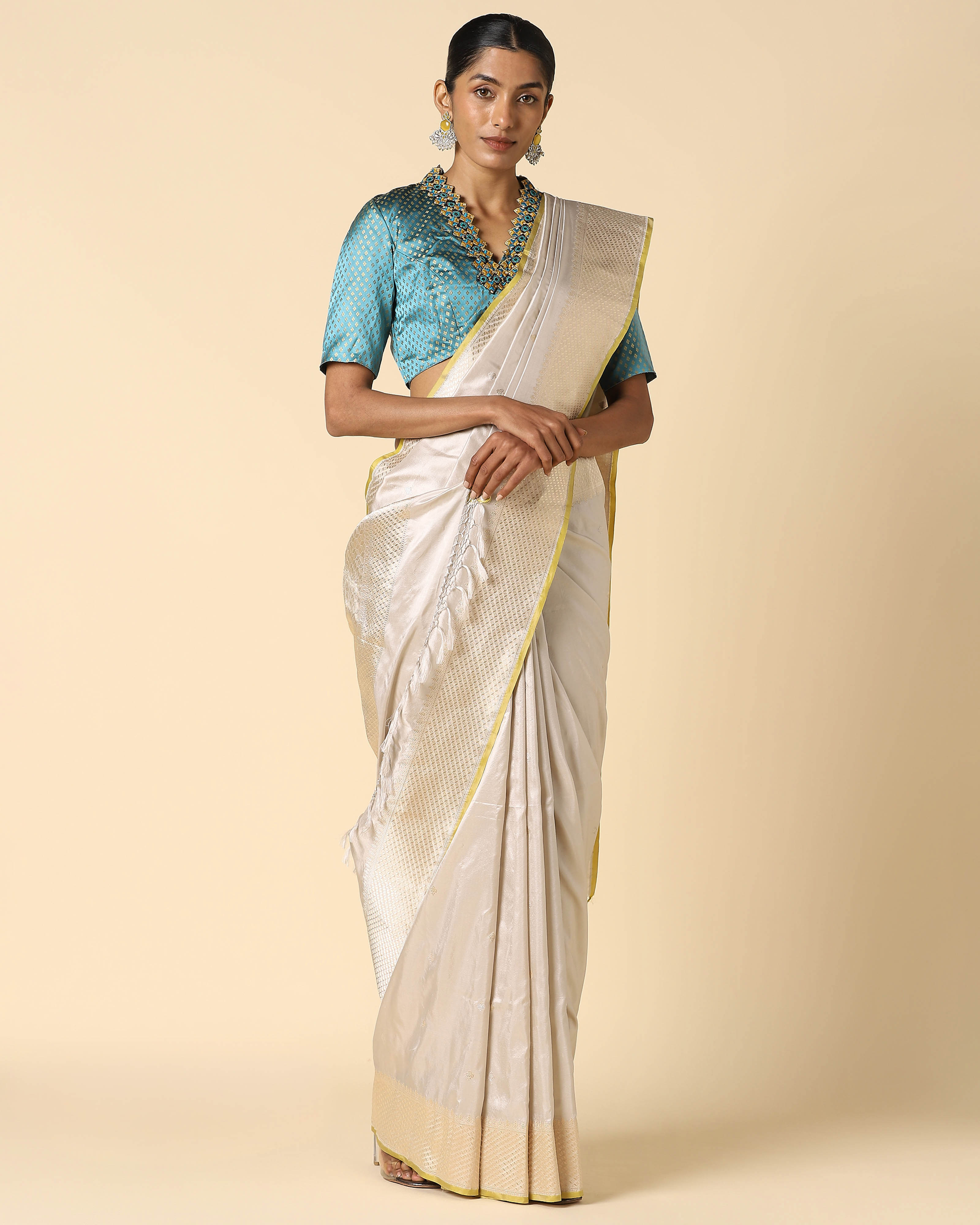 Vaeda Banarasi Kadwa Silk Saree