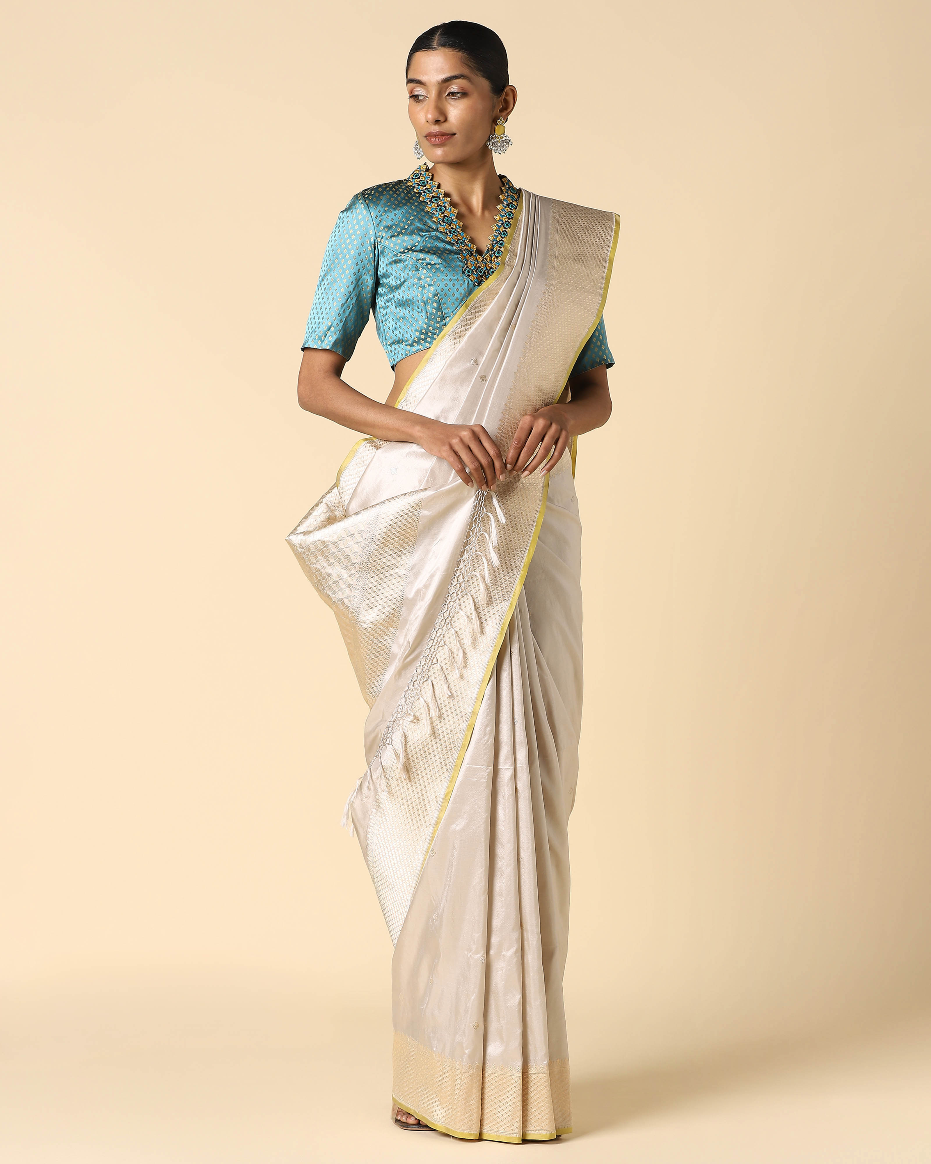 Vaeda Banarasi Kadwa Silk Saree