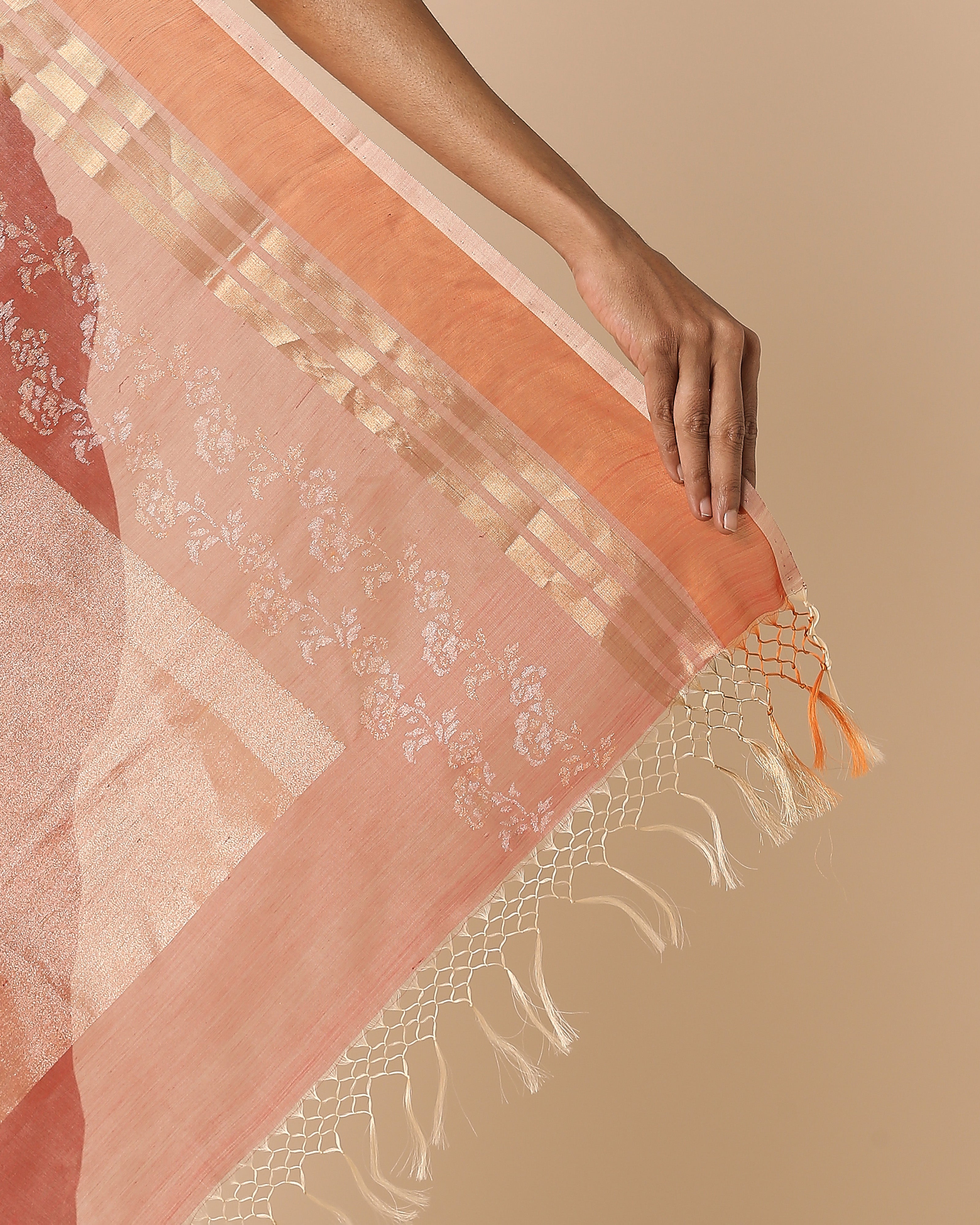 Meilo Banarasi Jamdani Silk Cotton Saree