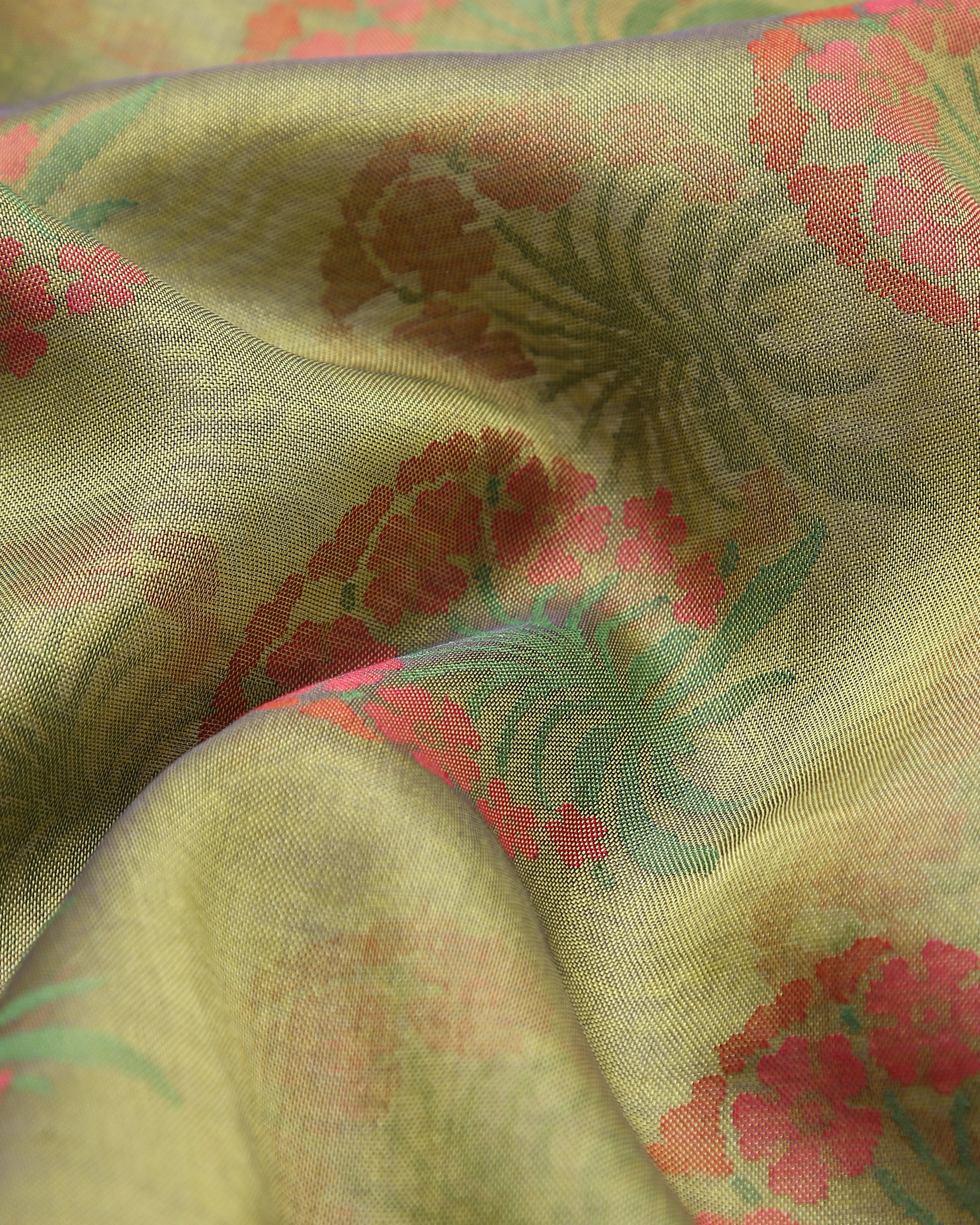 Anwitha Banarasi Jamdani Silk Cotton Saree