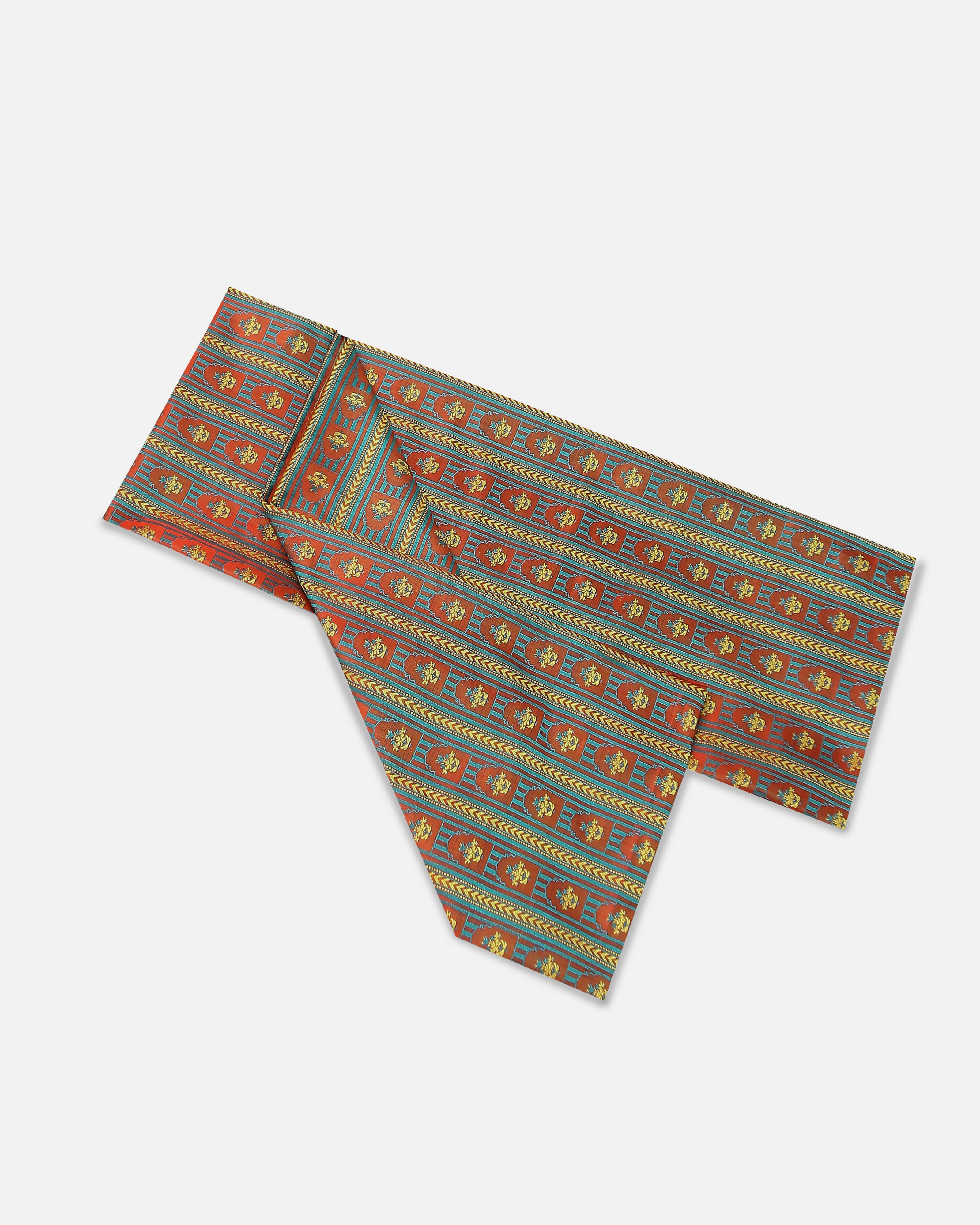 Daimaa Banarasi Tanchoi Silk Suit Fabric