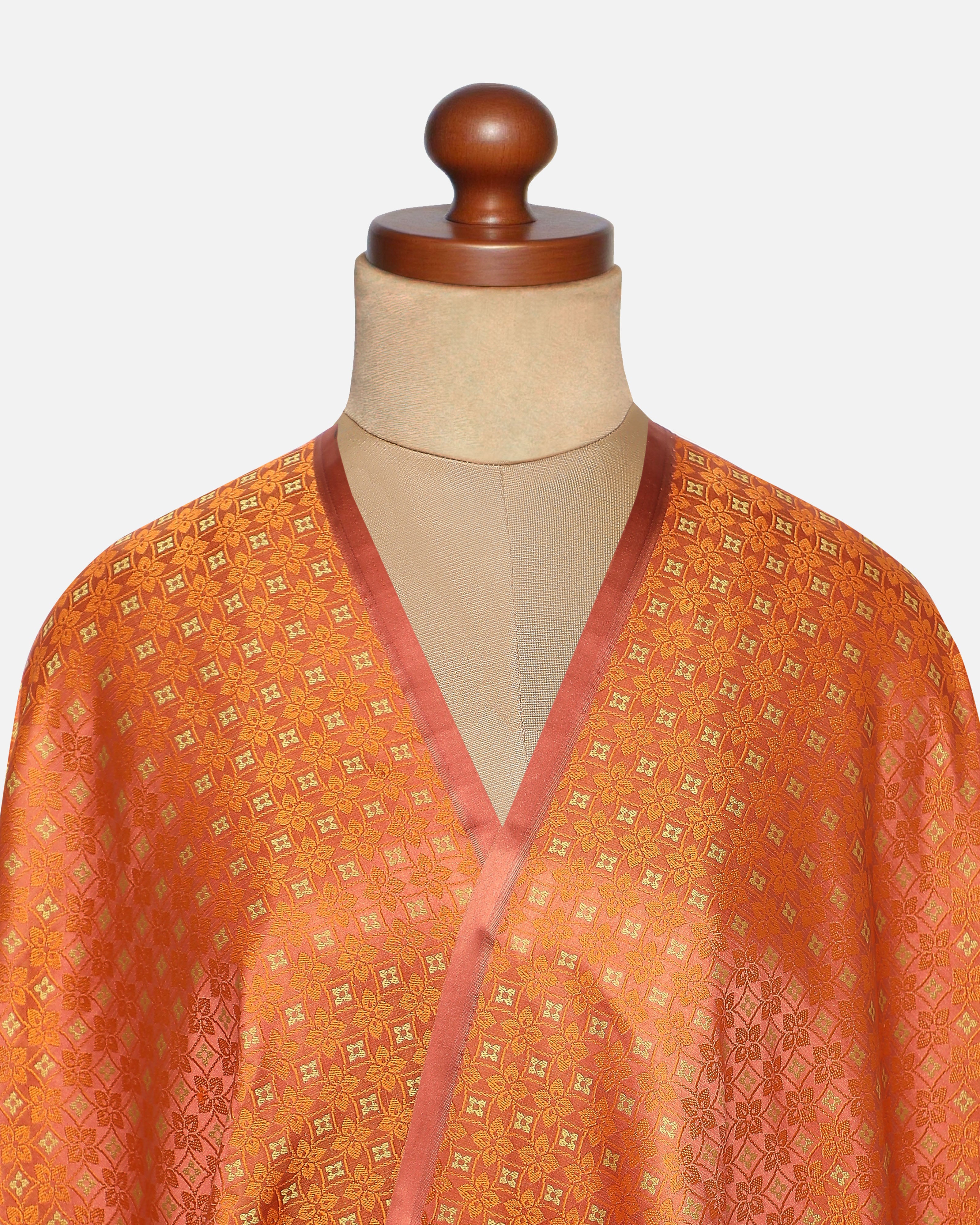 Ghusan Banarasi Tanchoi Silk Suit Fabric