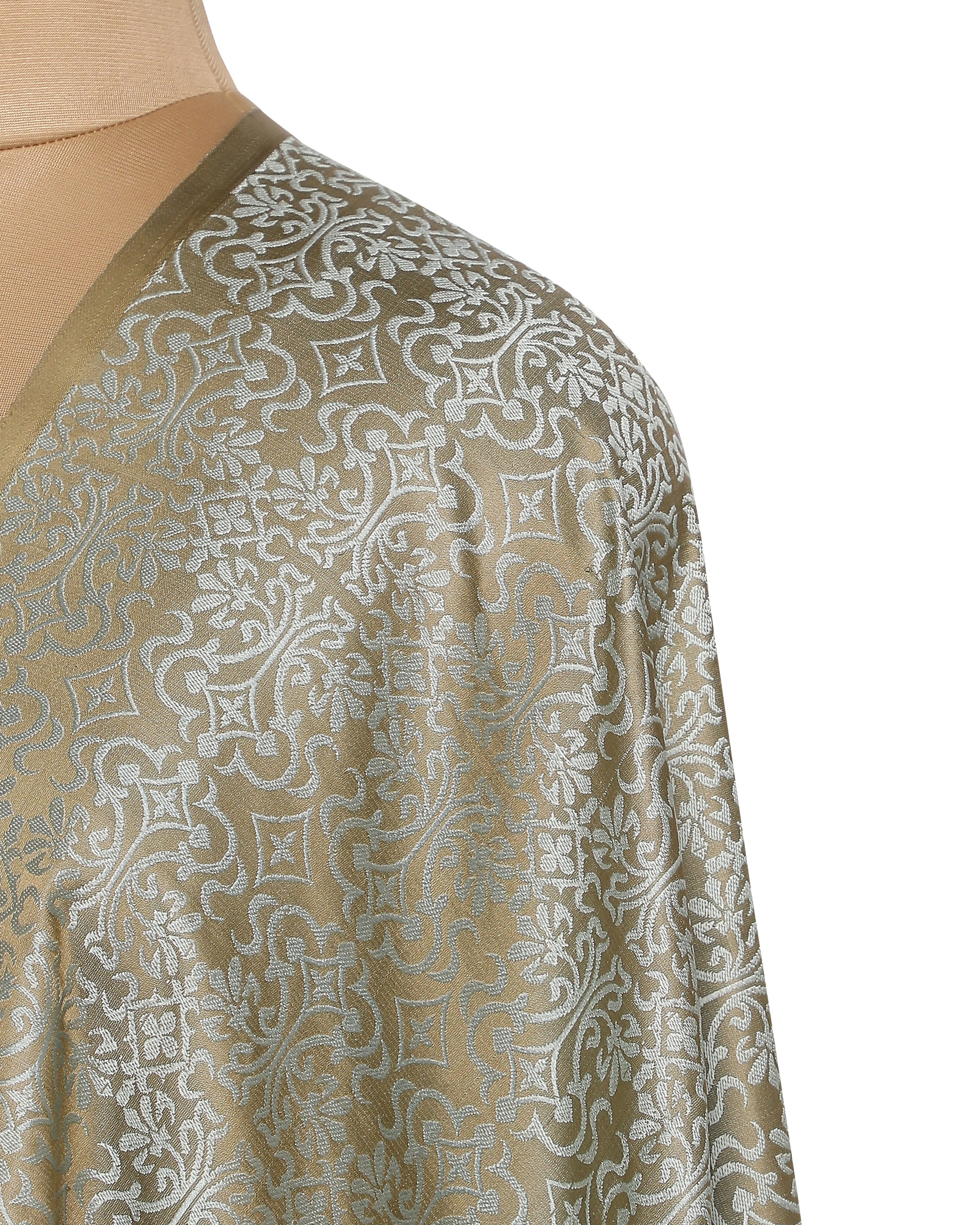 Hamra Banarasi Tanchoi Silk Suit Fabric