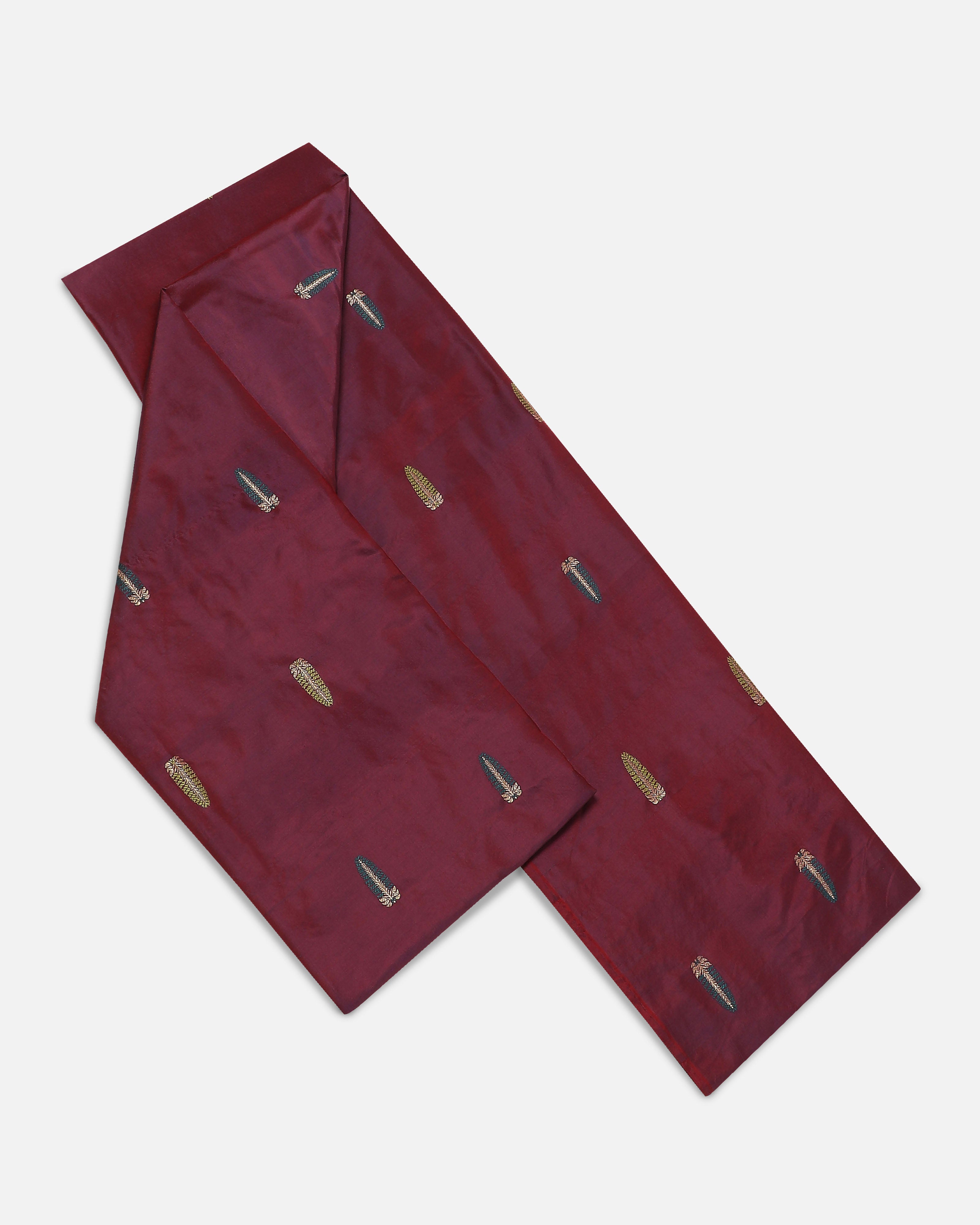 Heyma Banarasi Kadwa Silk Suit Fabric