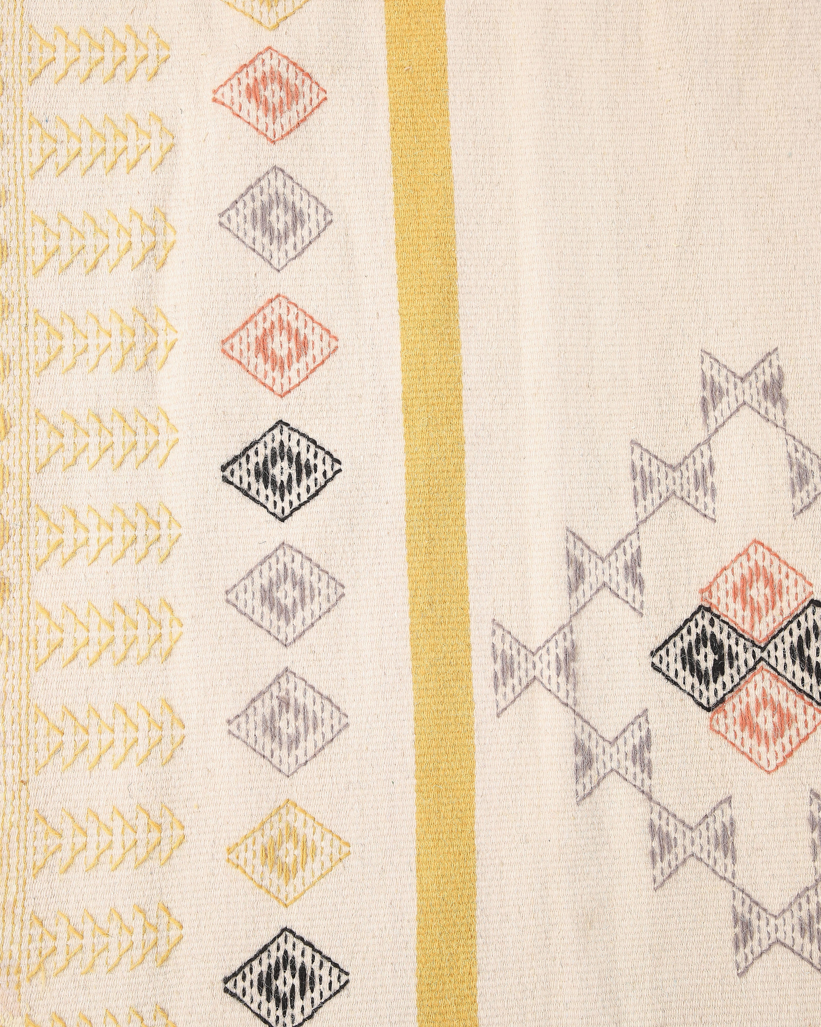 Sareeka Bhujodi Extra Weft Cotton Wool Rug