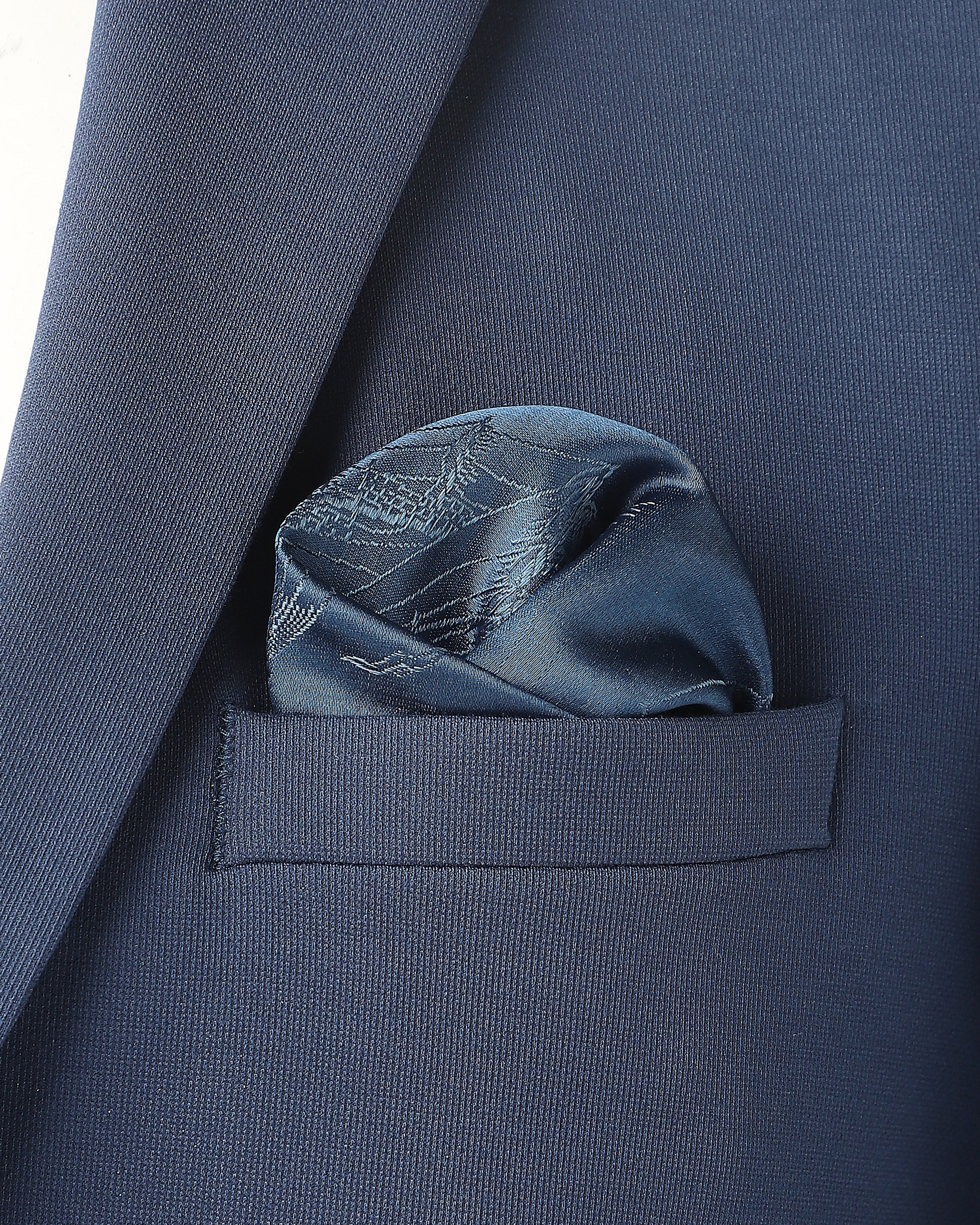 Kashti Banarasi Tanchoi Silk Pocket Square