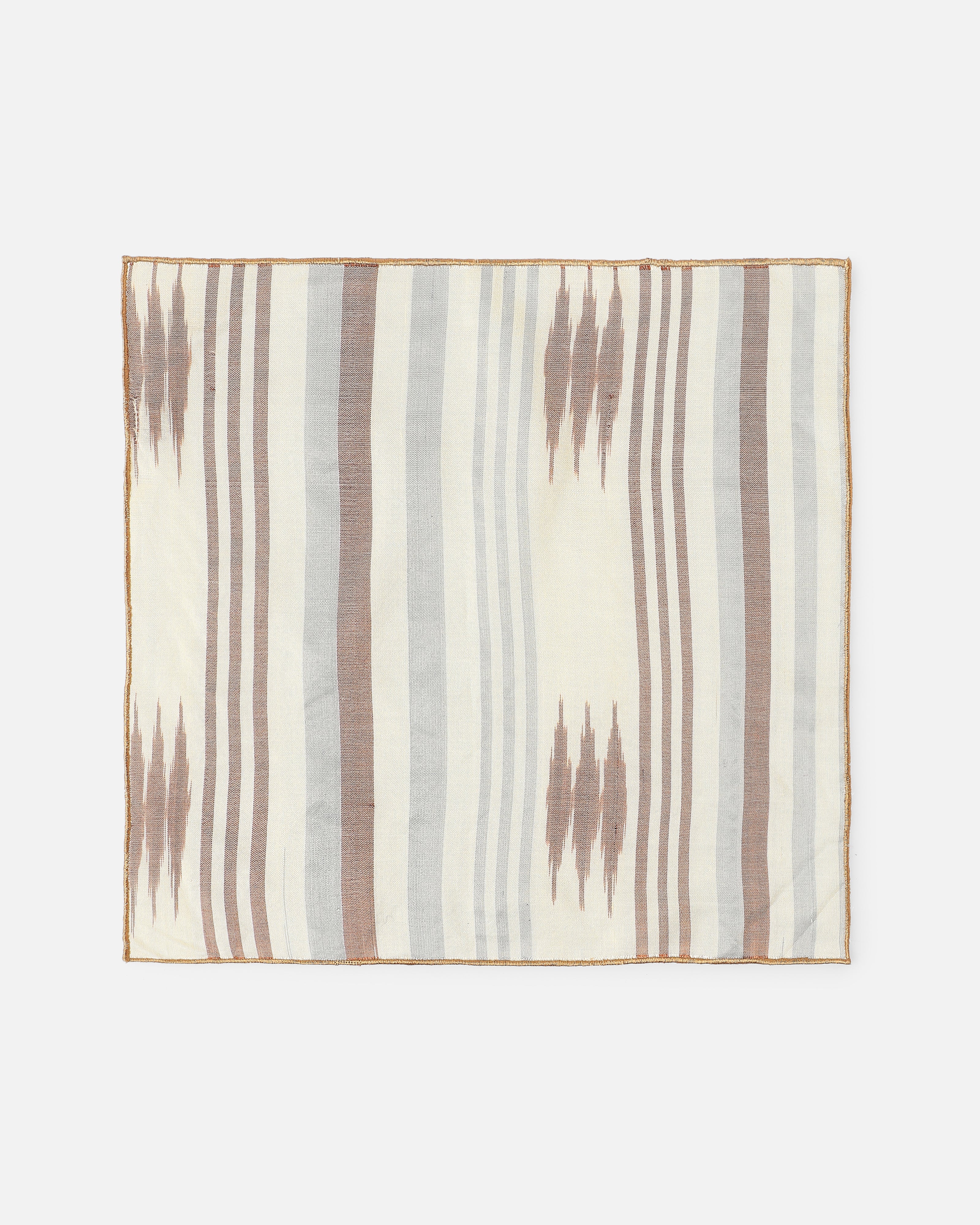 Reth Pochampally Weft Ikat Cotton Silk Pocket Square