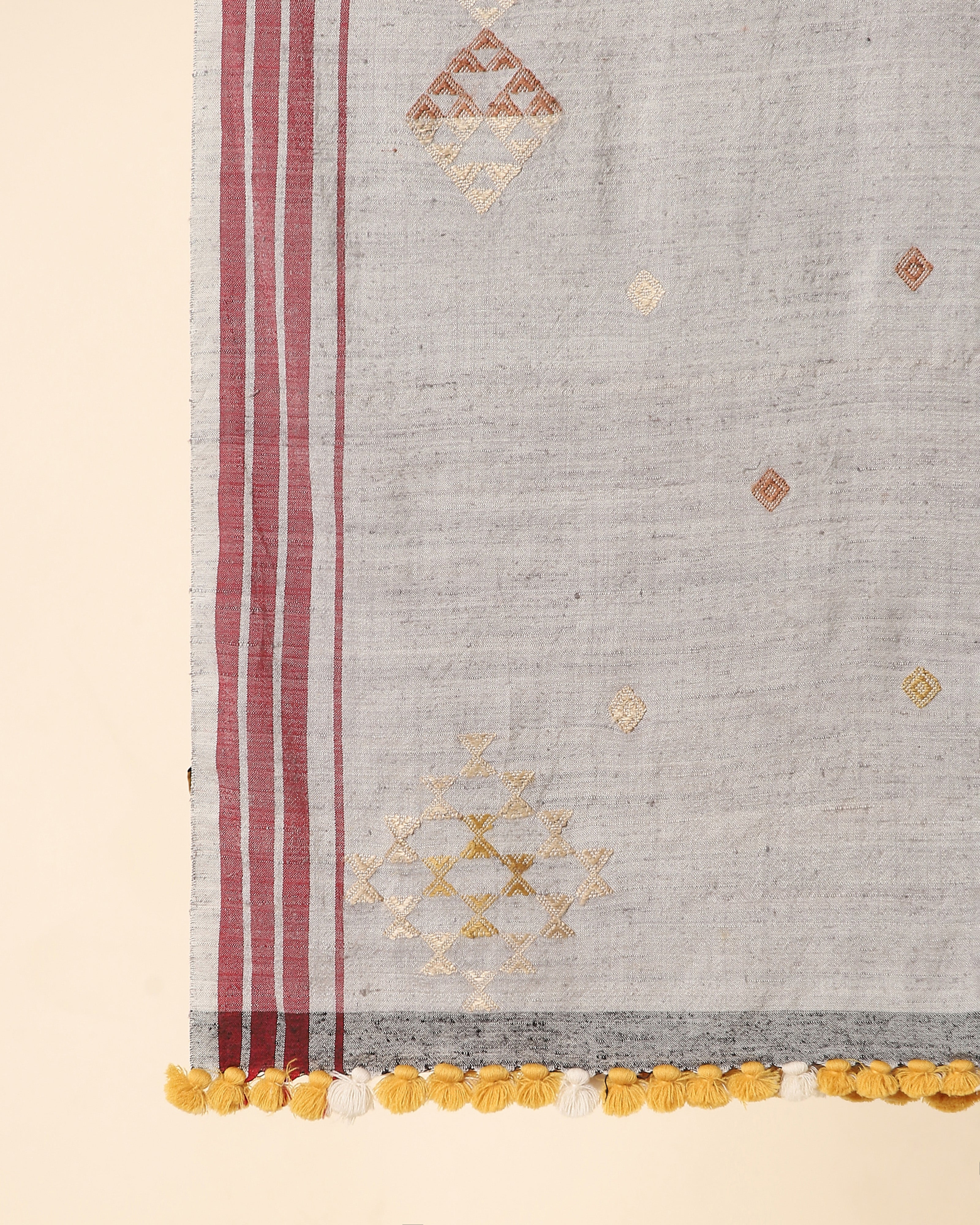 Seya Bhujodi Extra Weft Wool Silk Stole